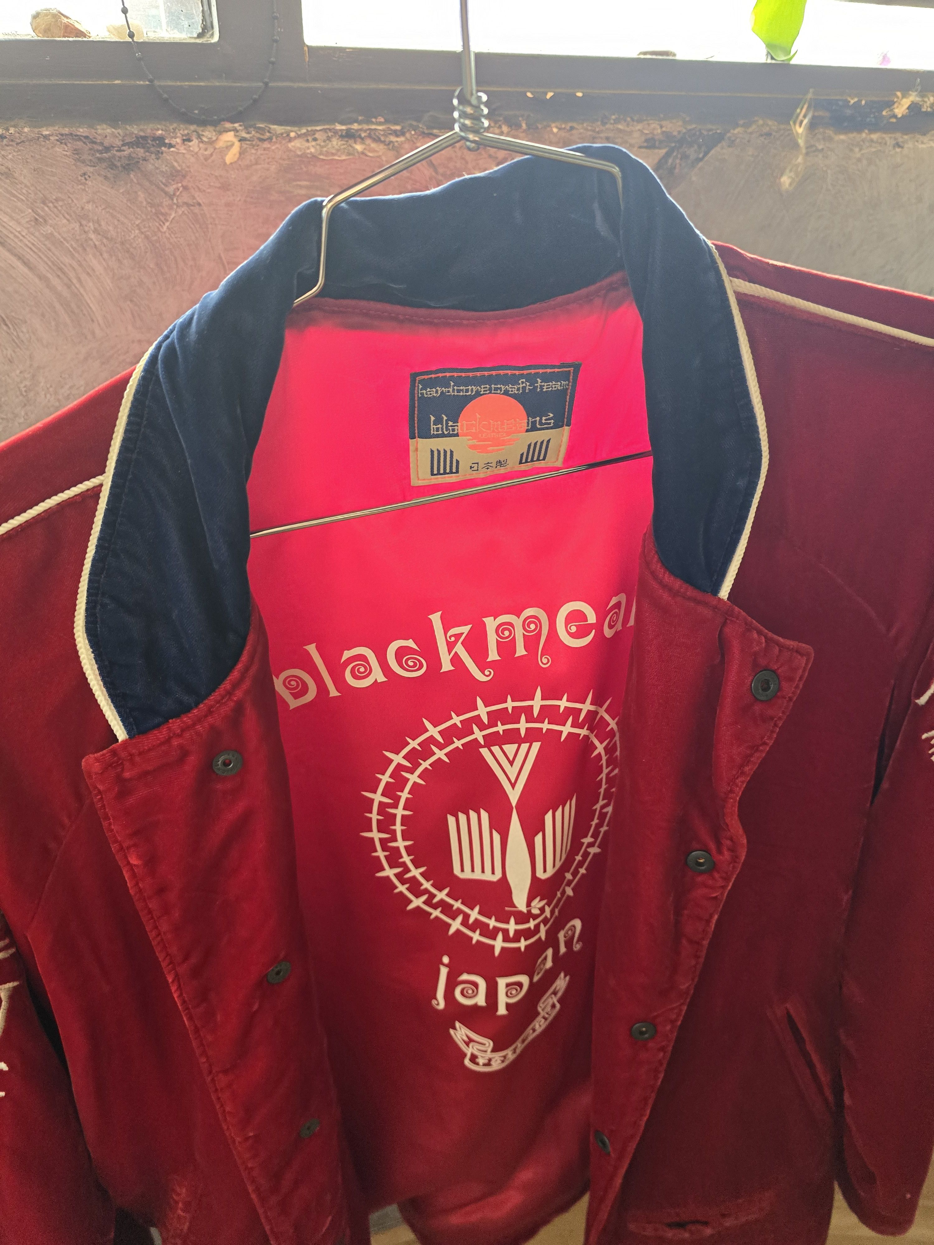 Blackmeans Blackmeans Red Velvet light track jacket Size US L / EU 52-54 / 3 - 5 Thumbnail