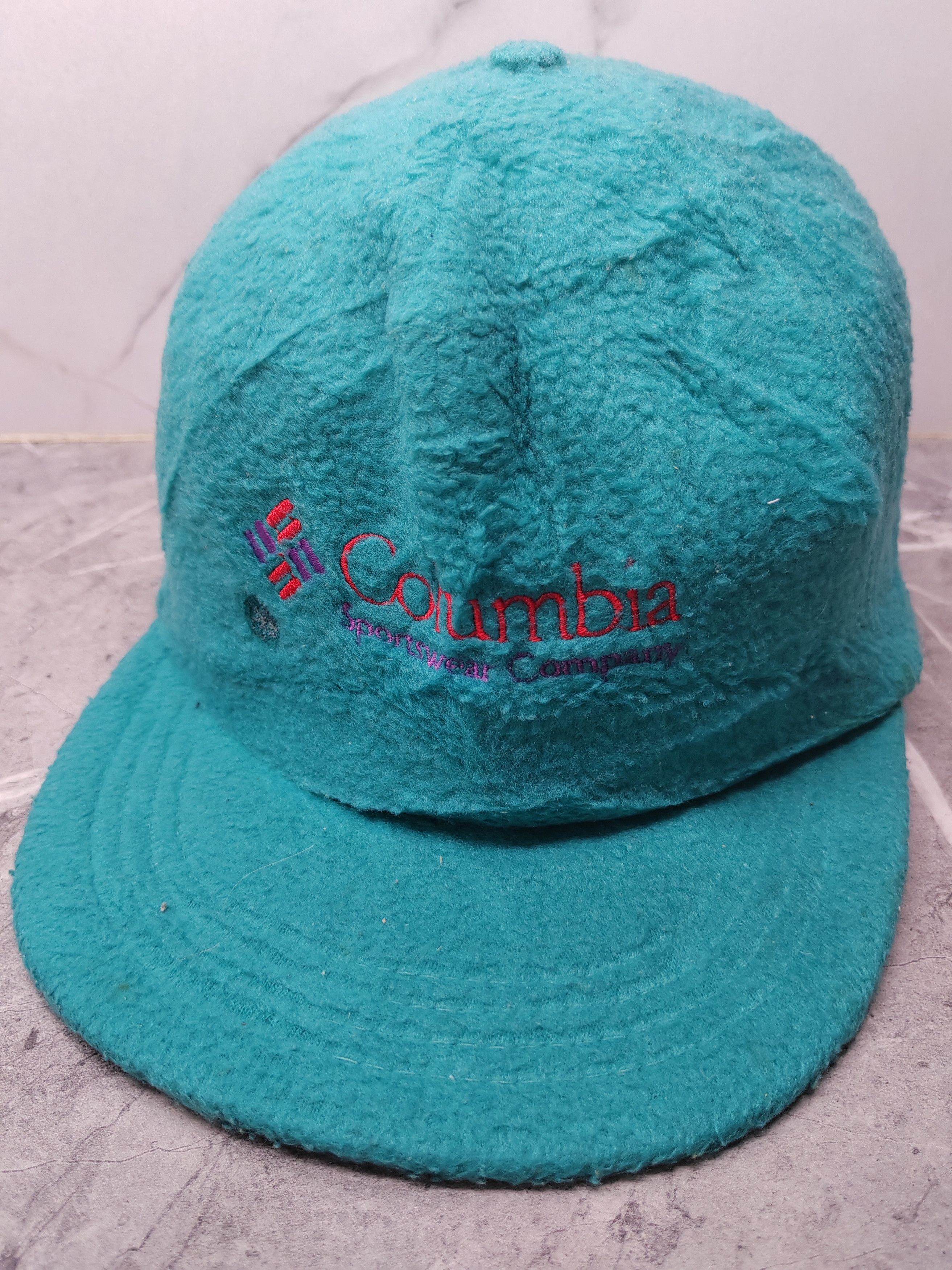 image of Vintage Columbia Fleece Cap Hat in Mix, Men's