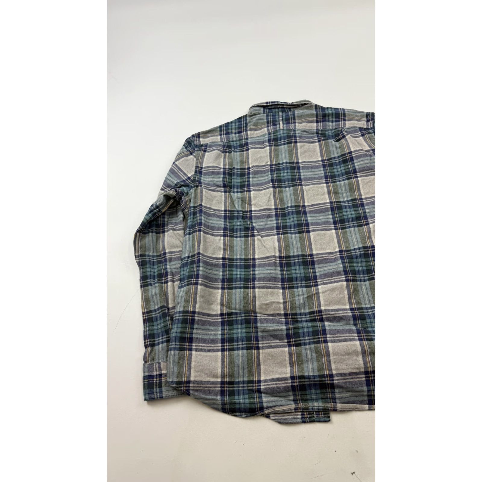 Banana Republic Banana Republic Shirt Mens M Blue Plaid Luxe Flannel Button-Down Casual Size US M / EU 48-50 / 2 - 7 Thumbnail