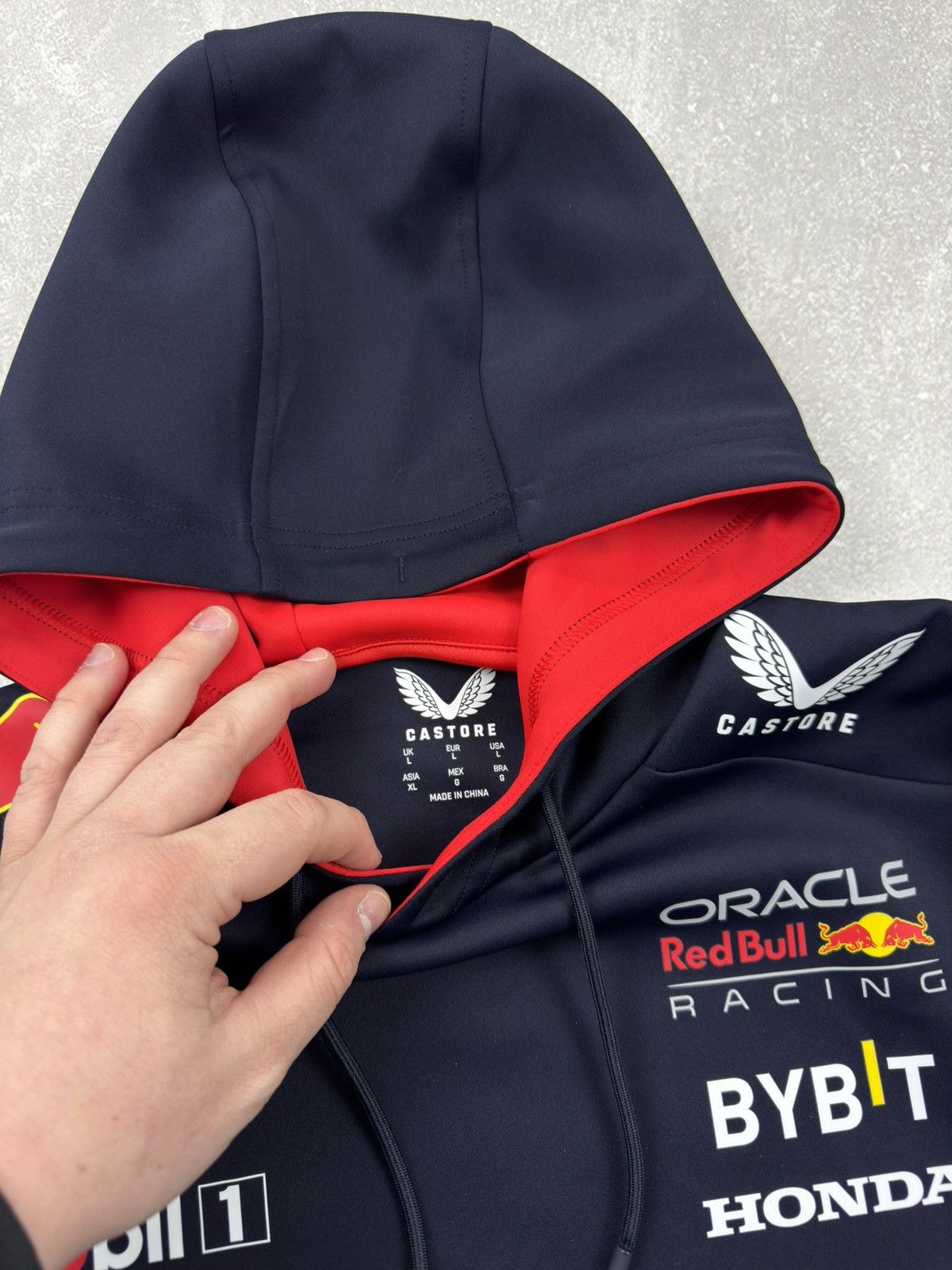 Red Bull Red Bull Racing F1 Team 2023 Blue Pepe Jeans Hoodie Pullover Size US L / EU 52-54 / 3 - 9 Thumbnail