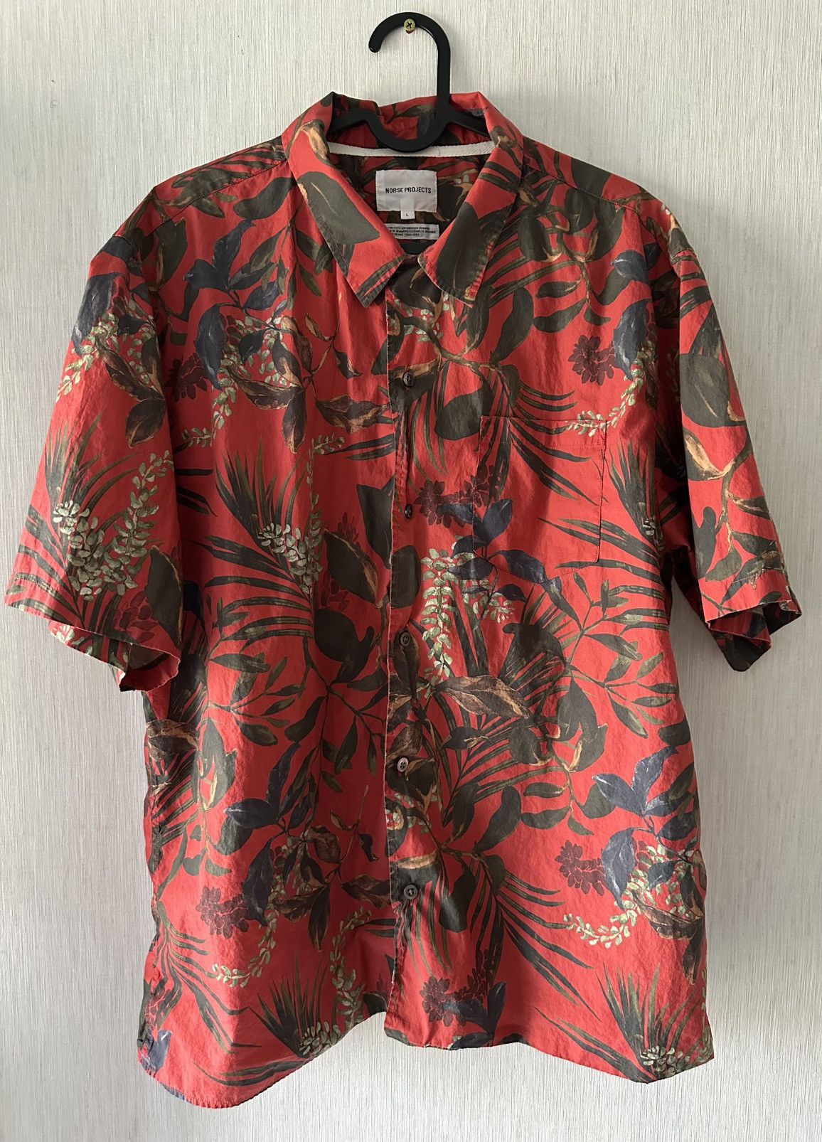 Norse Projects Carsten Print Hawaiian Shirt Size US L / EU 52-54 / 3 - 1 Thumbnail
