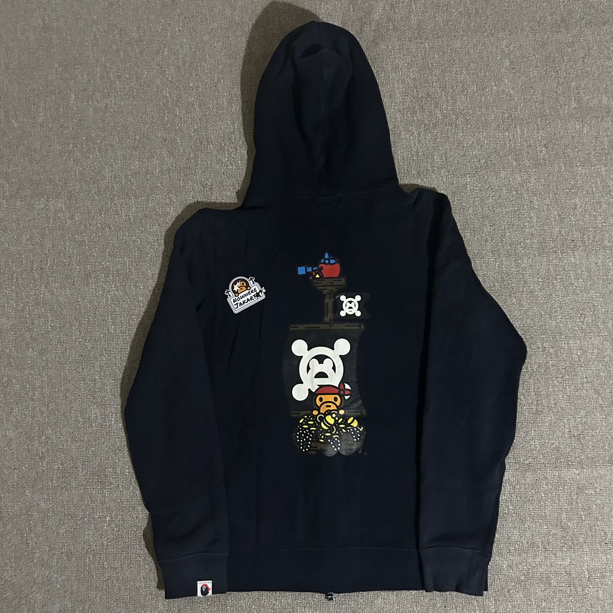Bape Baby Milo Pirates Zip Up Hoodie Size S / US 4 / IT 40 - 6 Thumbnail