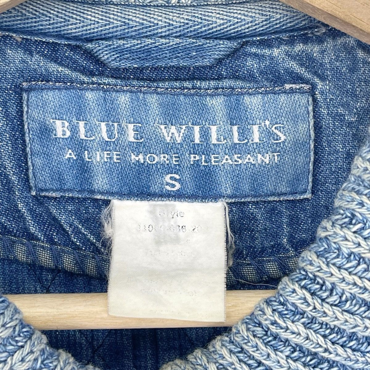 45rpm × Indigo Blue Willis Quilted Indigo Denim Jacket Size US S / EU 44-46 / 1 - 9 Thumbnail