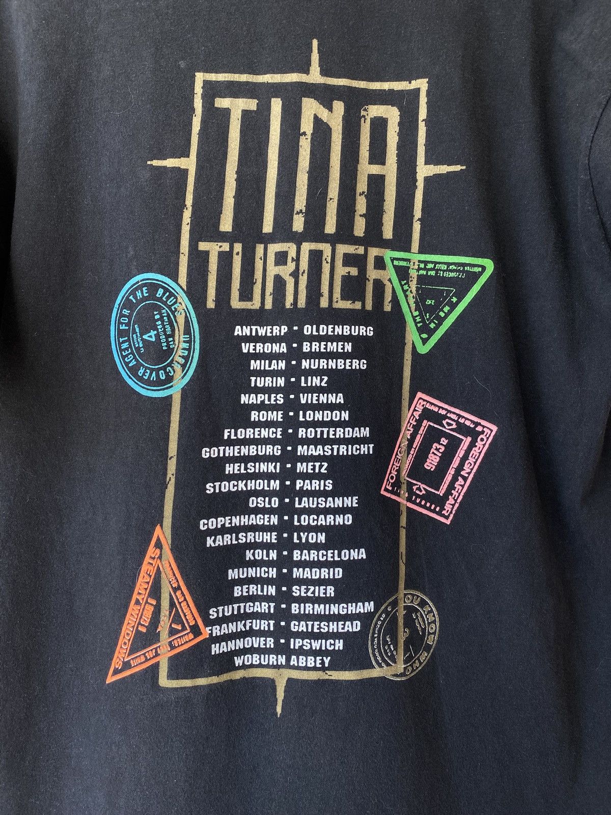 The Unbranded Brand Rare Vintage Tina Turner Foreign Affair Tour T-Shirt Concert Size US L / EU 52-54 / 3 - 4 Thumbnail