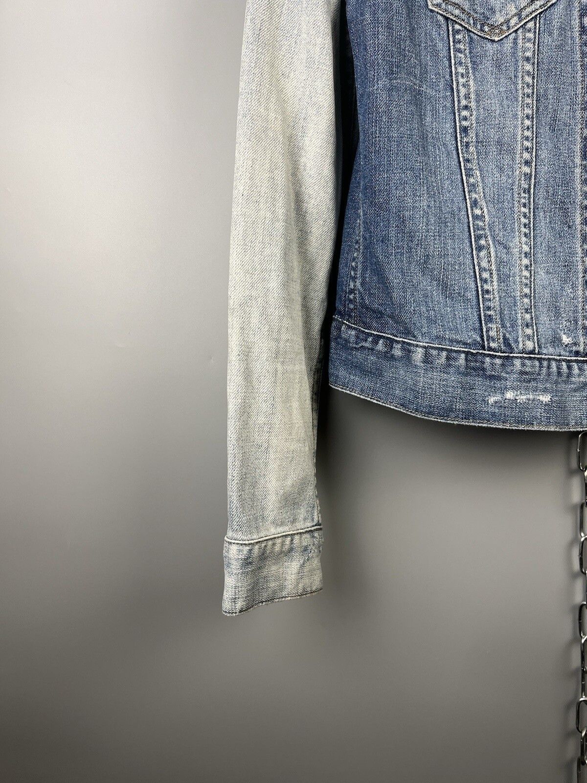 Allsaints Allsaints Womens Aya Denim Casual Jacket Size S / US 4 / IT 40 - 7 Thumbnail