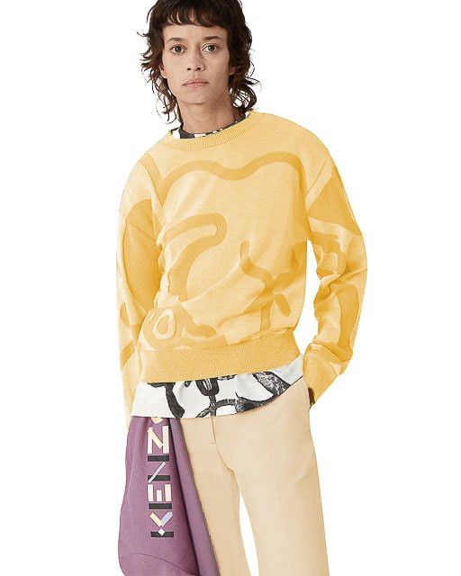 Kenzo KENZO / K-Tiger Cotton Jumper Size S / US 4 / IT 40 - 2 Thumbnail