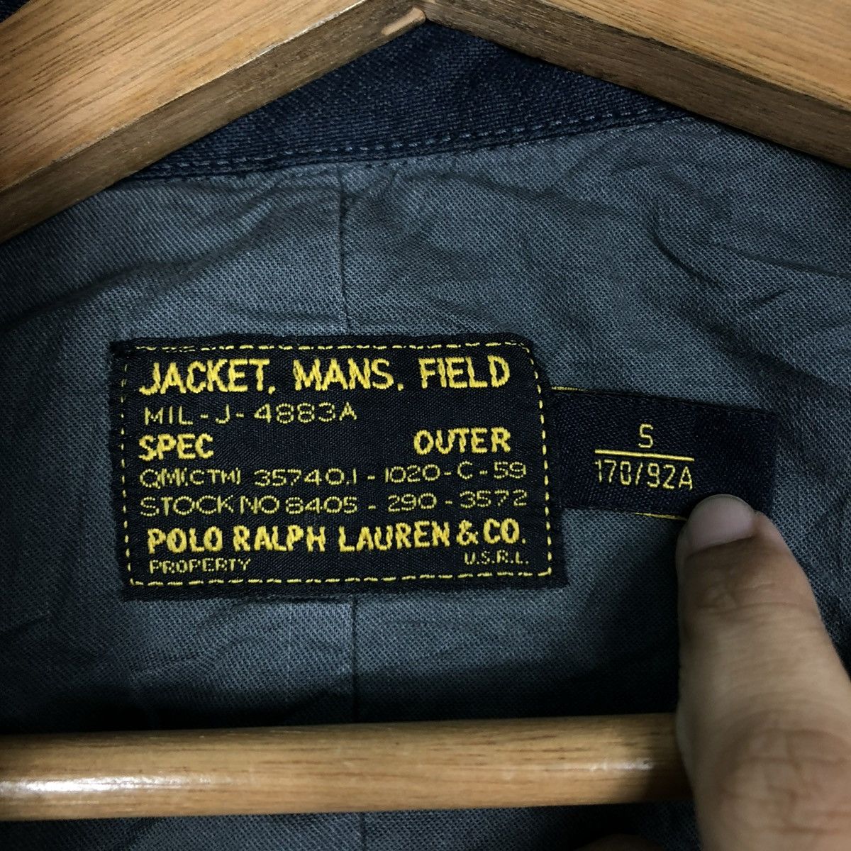 Polo Ralph Lauren 🔥ROYAL BLUE INSPECTOR RRL UNIFORM COMBAT GARMENTS LTD ARMY Size US S / EU 44-46 / 1 - 18 Thumbnail