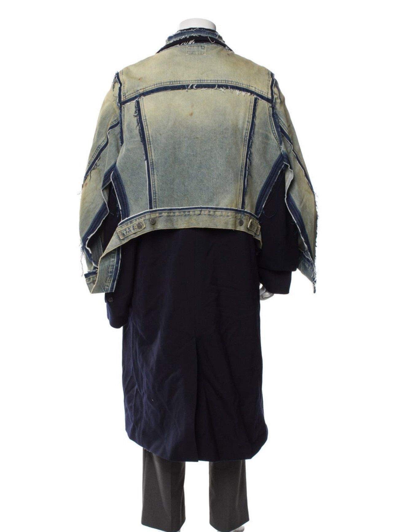 Maison Margiela Maison Margiela “Rare” Double Denim Peacoat Size US XL / EU 56 / 4 - 3 Thumbnail