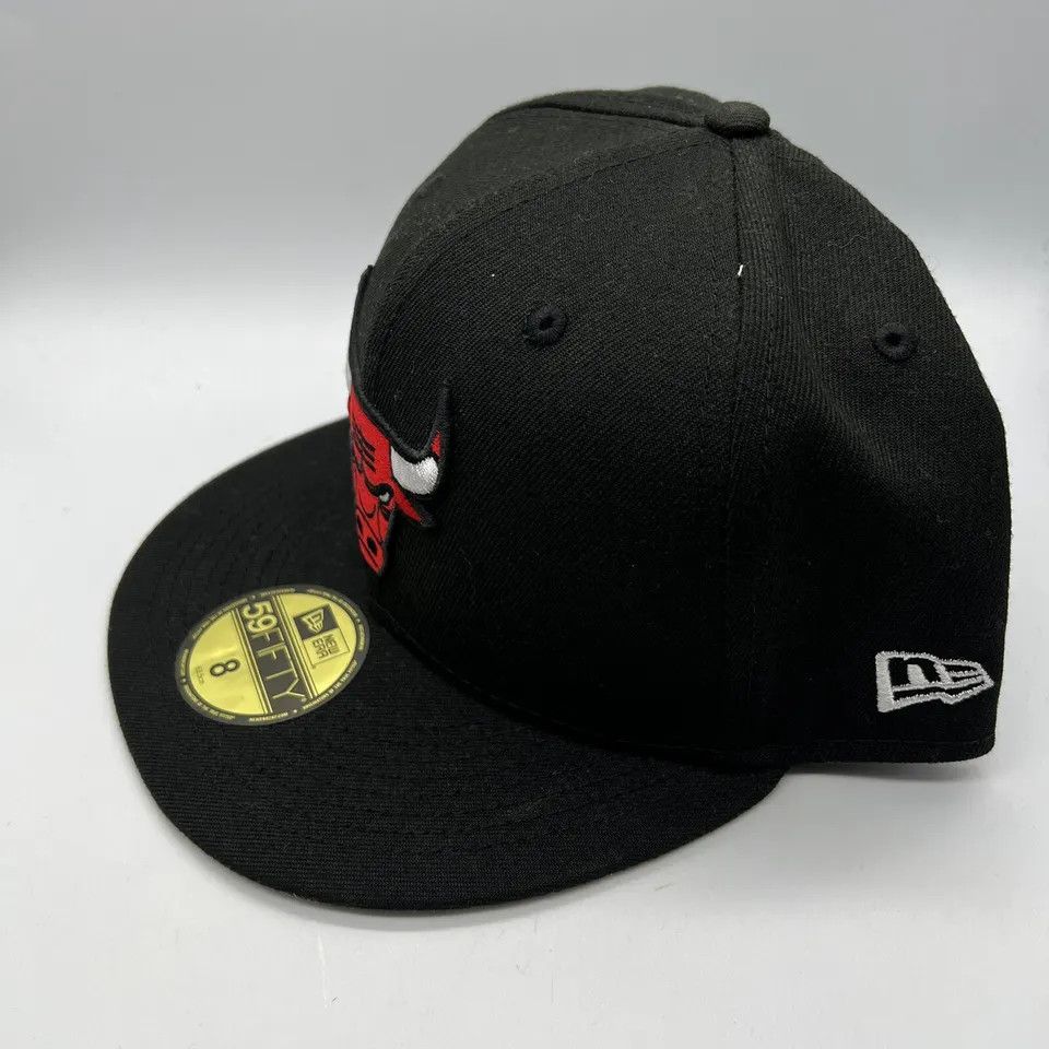 New Era Chicago Bulls NBA Size 8 Hat Fitted Cap New Michael Jordan Size ONE SIZE - 3 Thumbnail
