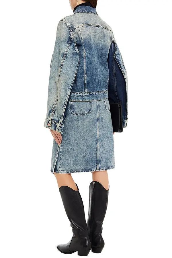 Maison Margiela o1y0625 Denim Jacket in Blue Size XS / US 0-2 / IT 36-38 - 3 Thumbnail