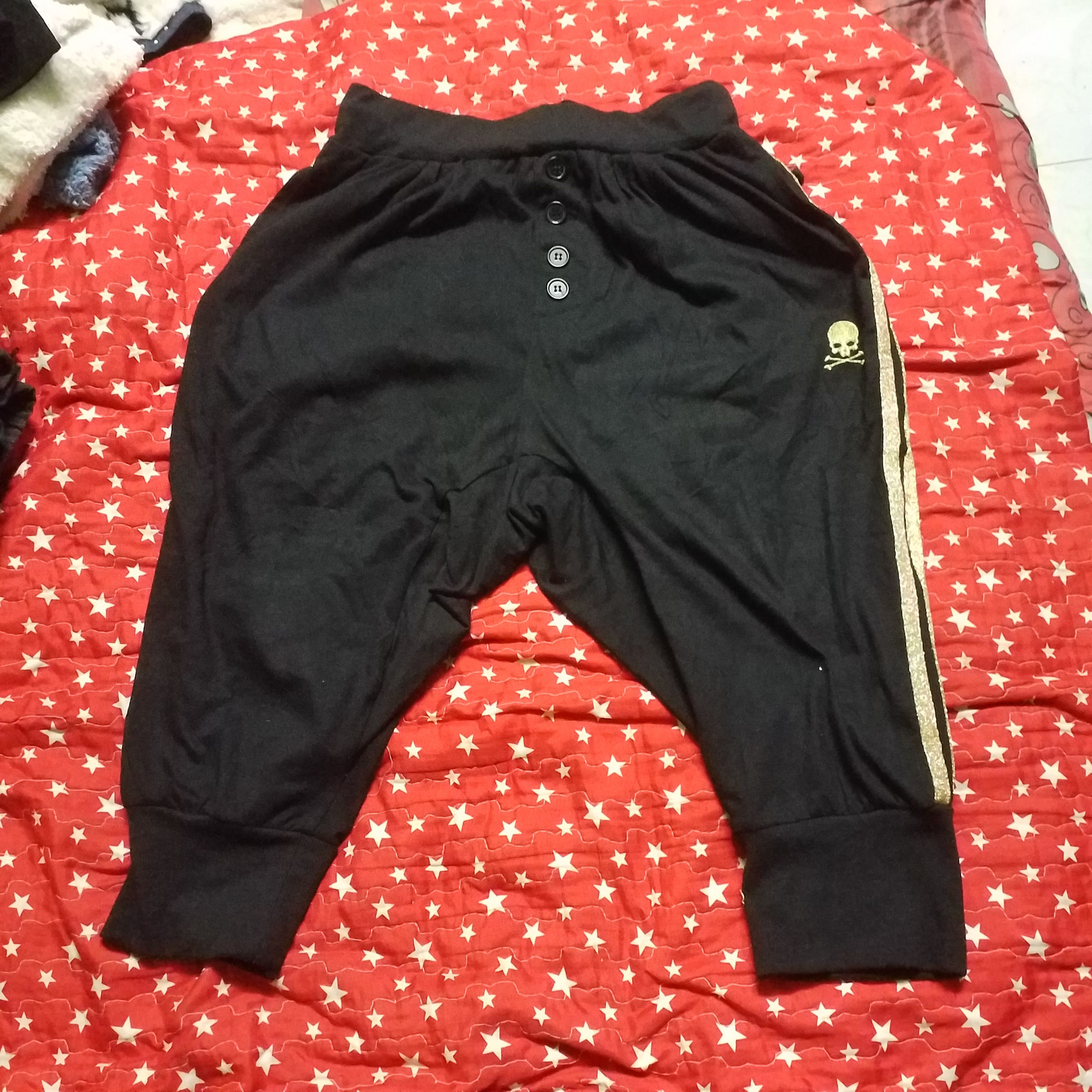Other ballon pant skull with line gold size M 26 to 38 inch Size 38" / US 16 / IT 52 - 1 Thumbnail