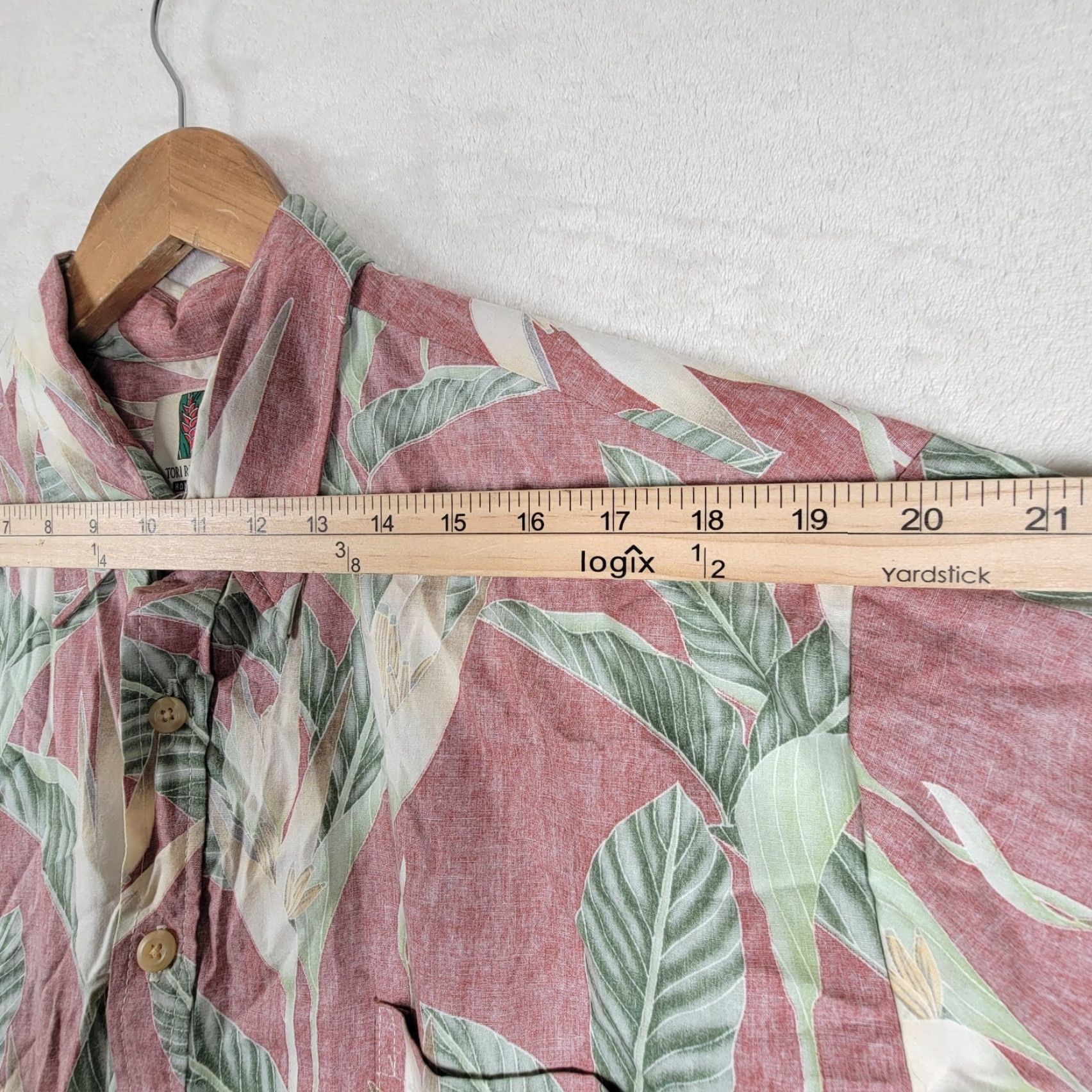 Tori Richard VINTAGE Tori Richard Hawaiian Shirt Mens L Red Short Sleeve 100% Cotton 1980s Summer Beach Size US L / EU 52-54 / 3 - 6 Thumbnail