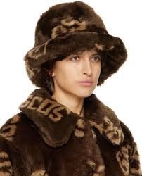 GCDS GCDS fur bucket hat Size ONE SIZE - 5 Thumbnail