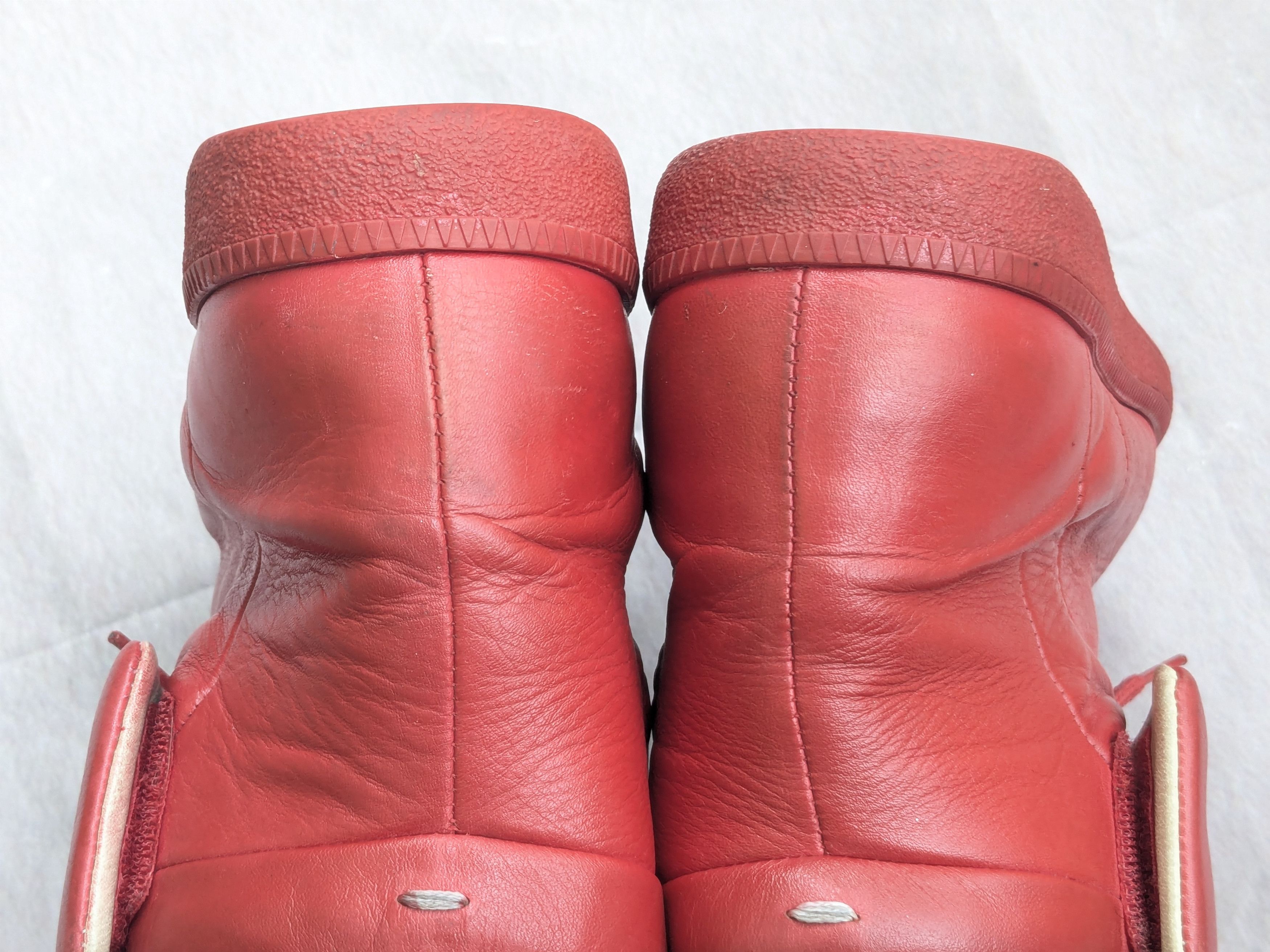 Maison Margiela Maison Margiela Future Red Leather High Top 9 42 Sneakers Size US 9 / EU 42 - 15 Thumbnail
