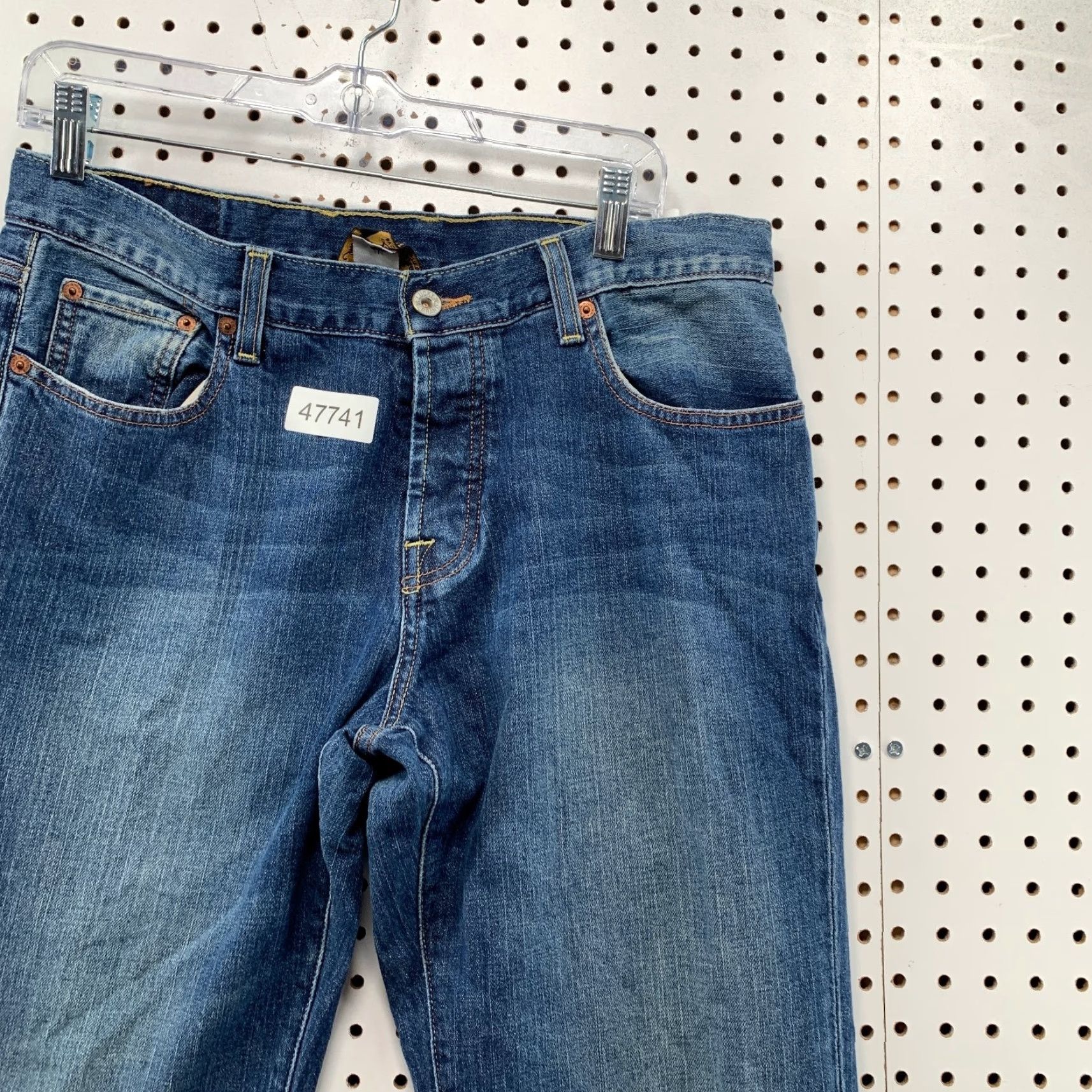 Lucky Brand VINTAGE Lucky Brand Denim Jeans Mens 34 Blue Miners Slim Fit Gene Montesano Jeans Mens 34 Blue Slim Bootcut Size US 34 / EU 50 - 7 Thumbnail