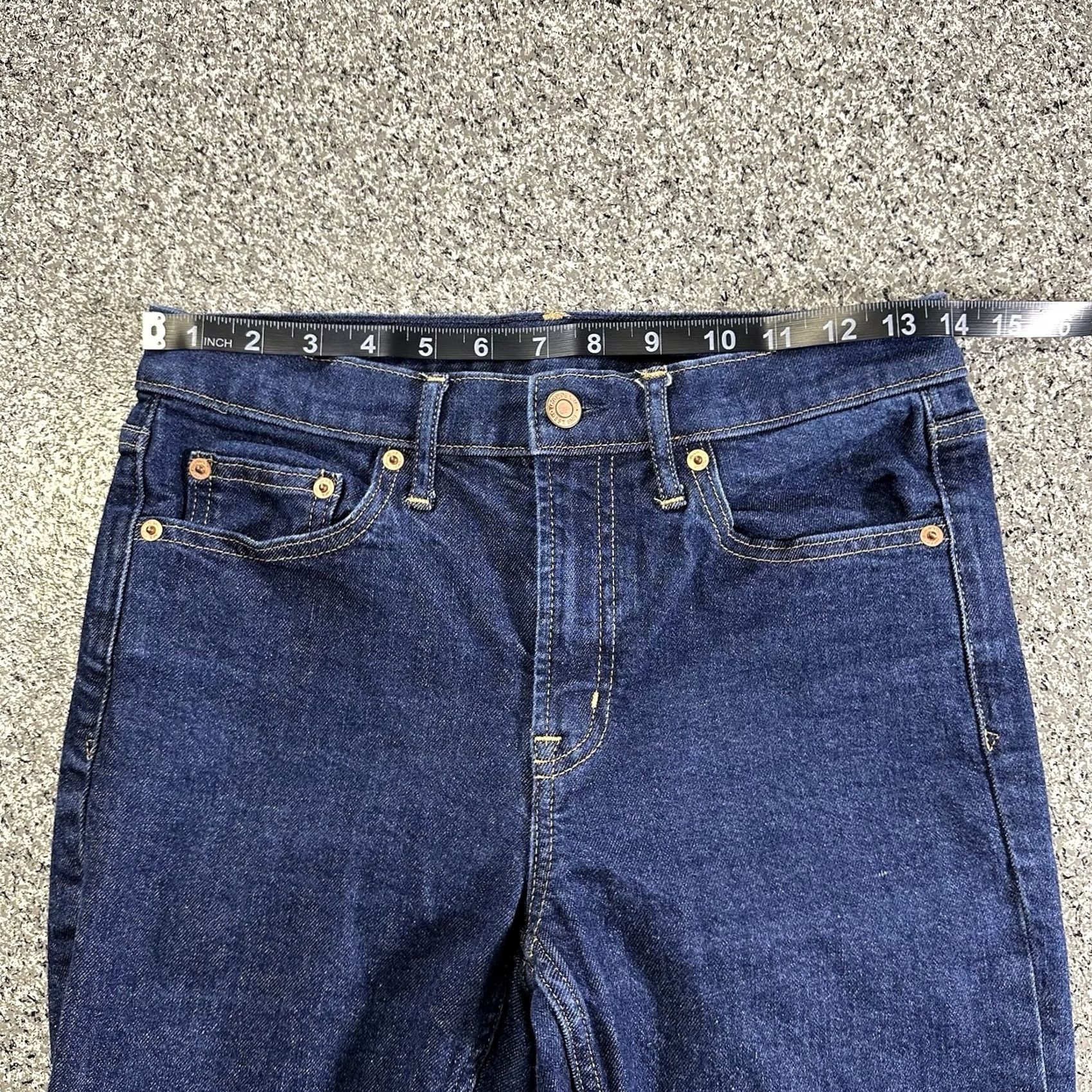 Gap Gap Jeans Womens 4 Slim Mid Rise Ankle Denim 27x26 Regular Blue 98% Cotton 2% Spandex 5-Pocket Womens Jeans 90s Style? No Size 27" / US 4 / IT 40 - 7 Thumbnail