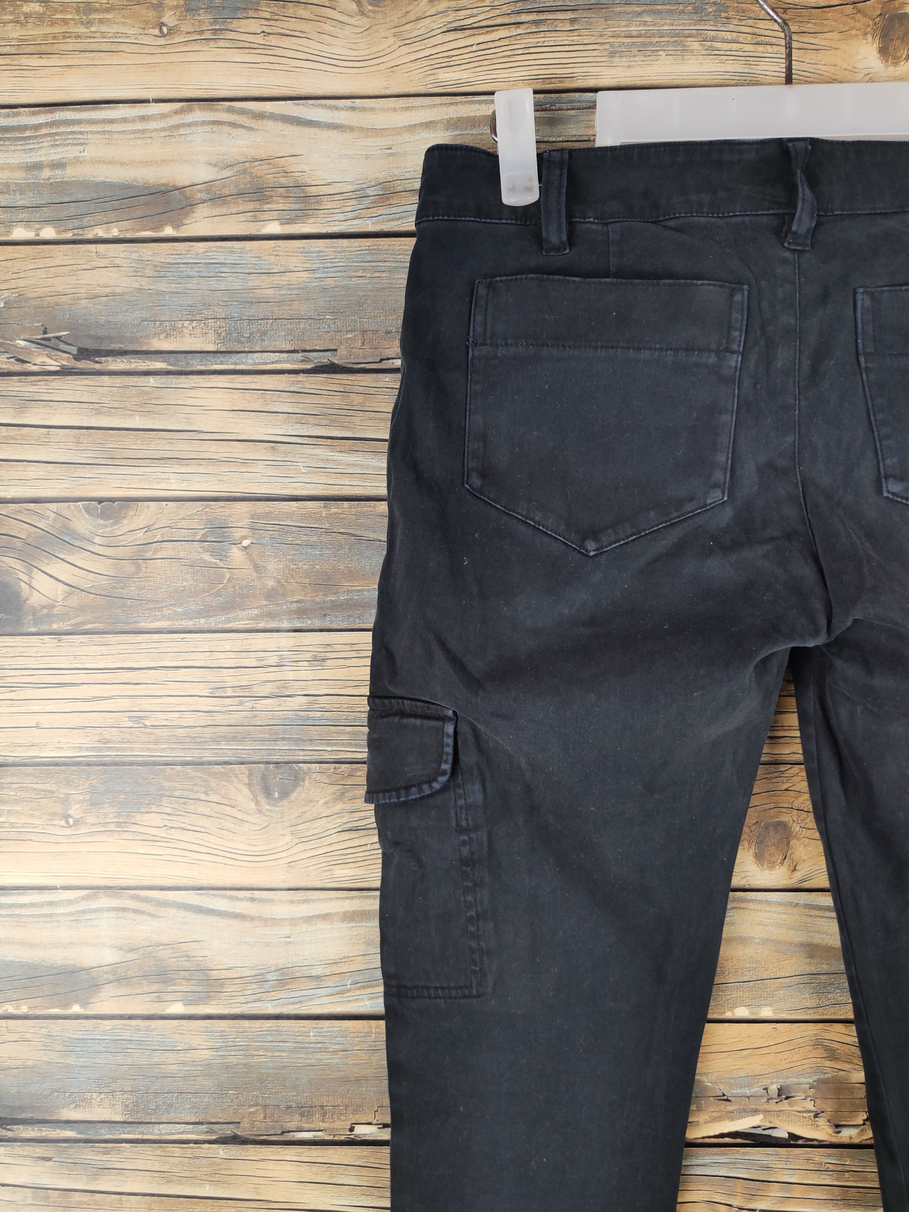 Japanese Brand DL Reflect Black Multipocket Cargo Pants #2373 Size 29" - 8 Thumbnail