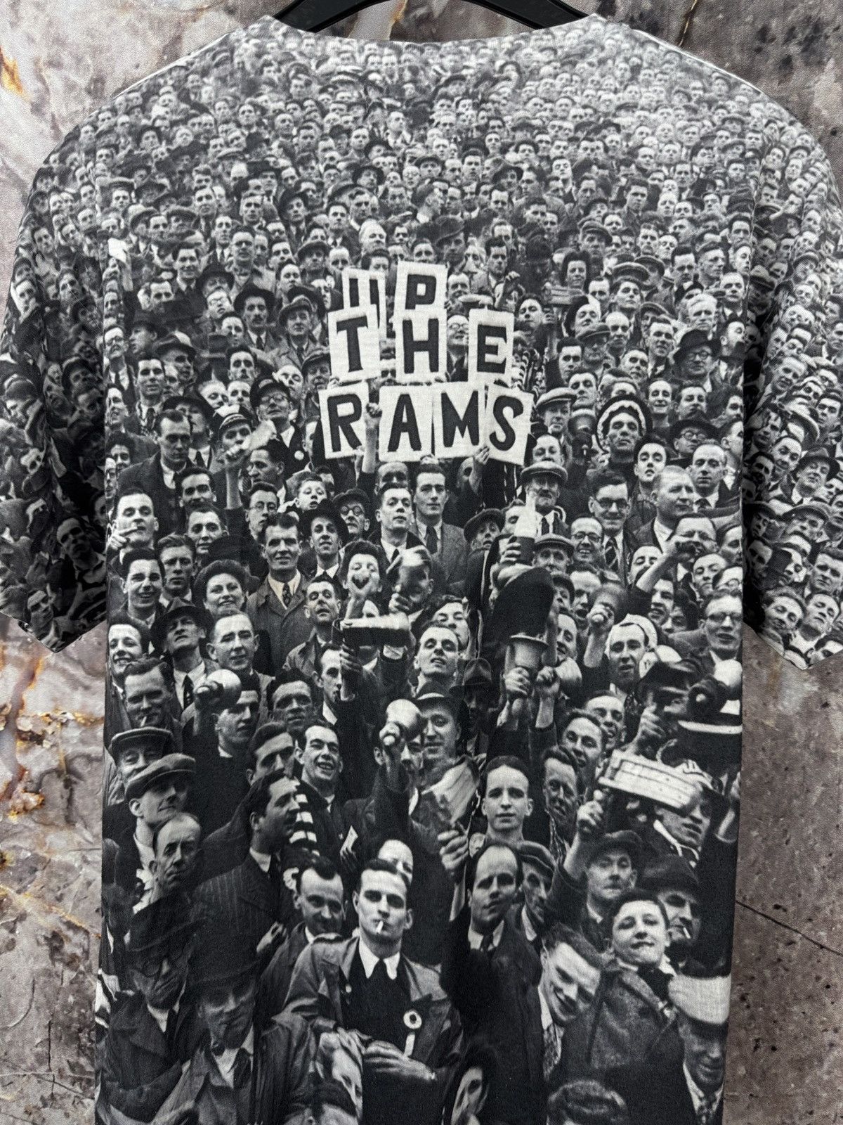 Supreme With The Gods “Up The Rams” Football Crowd All Over Graphic Size US XXL / EU 58 / 5 - 16 Thumbnail