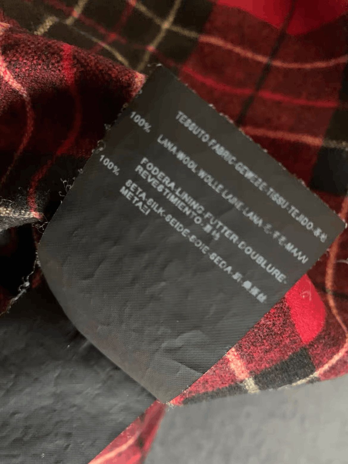 Saint Laurent Paris Sz 39 Saint Laurent Paris 13AW OS Wool Plaid Shirt Size US M / EU 48-50 / 2 - 5 Thumbnail