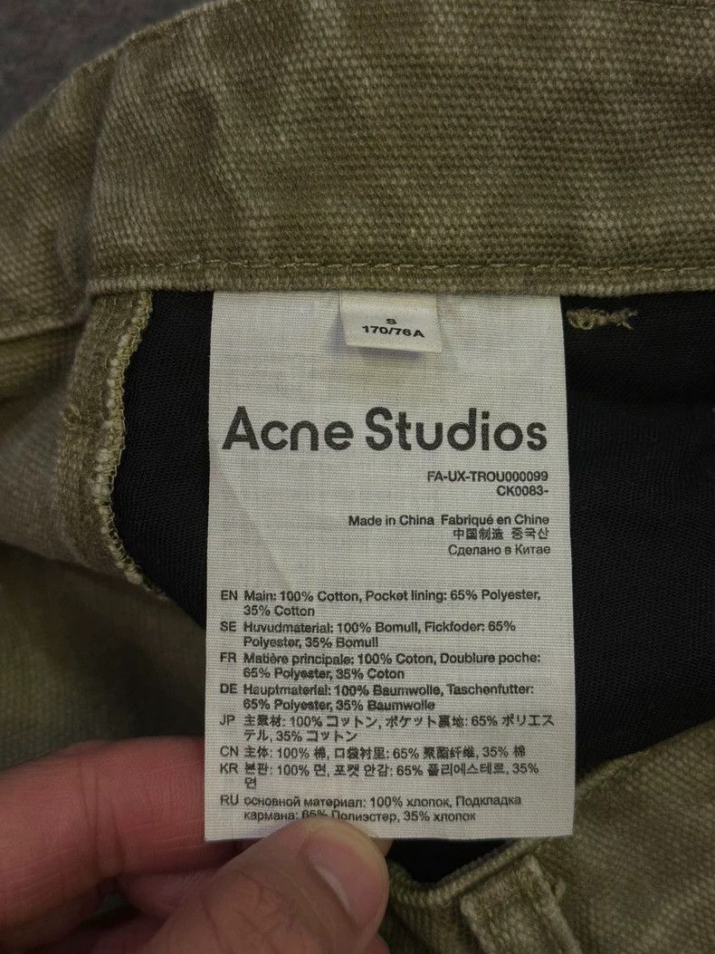 Acne Studios Acne Studios size:S Refitted washed larch wood pants Size US 26 / EU 42 - 6 Thumbnail