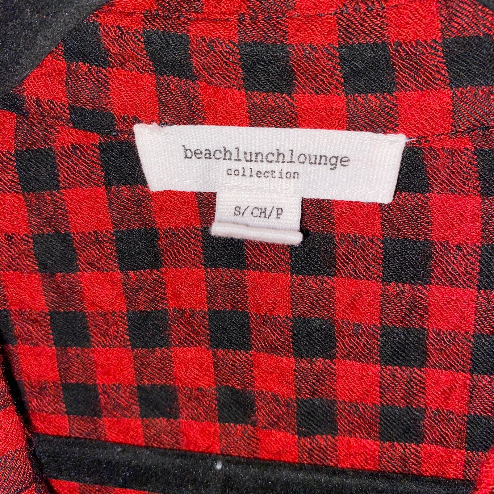 Other BeachLunchLounge Red Buffalo Plaid Button Down Shirt Small Size S / US 4 / IT 40 - 5 Thumbnail