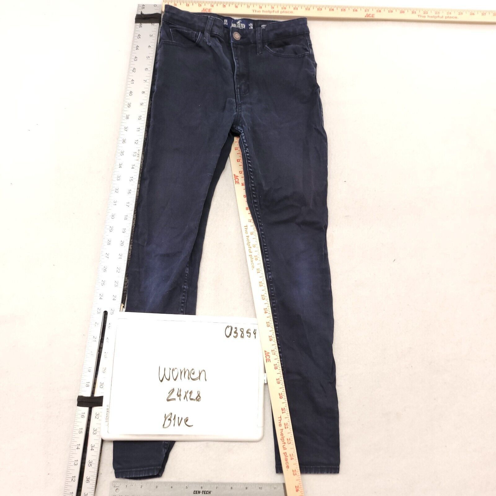 Hollister Hollister High-Rise Button Zip Denim Jeans Womens Size 24x28 Size 24" / US 00 / IT 34 - 4 Thumbnail