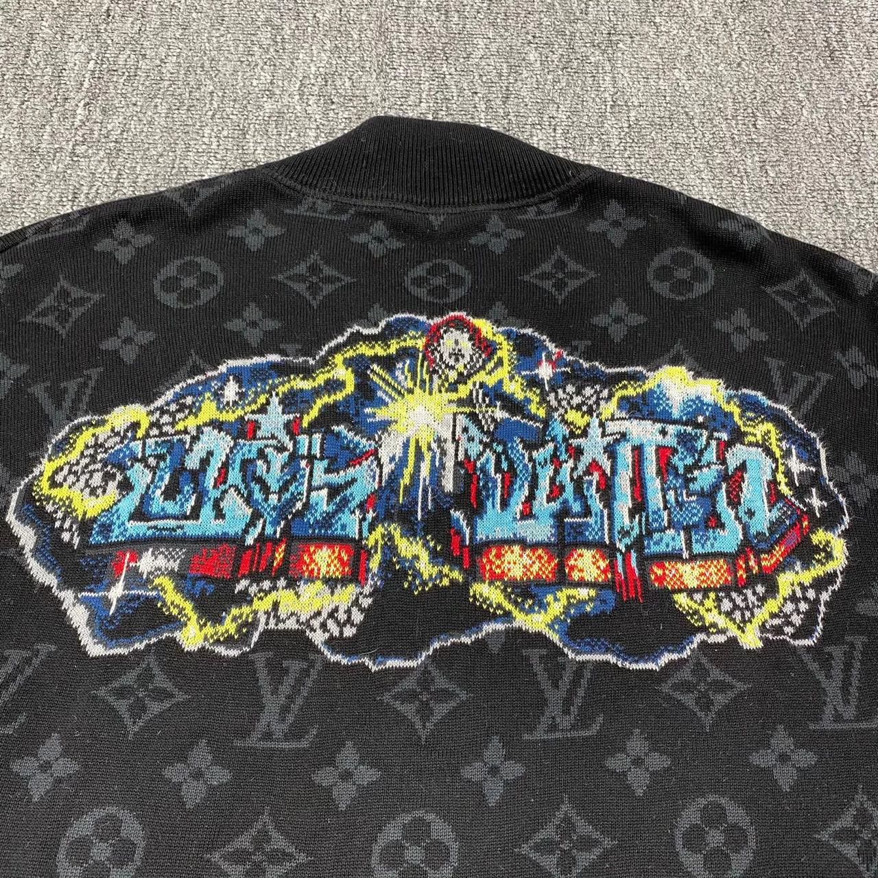Louis Vuitton Louis Vuitton black monogrammed logo jacket Size M / US 6-8 / IT 42-44 - 3 Thumbnail