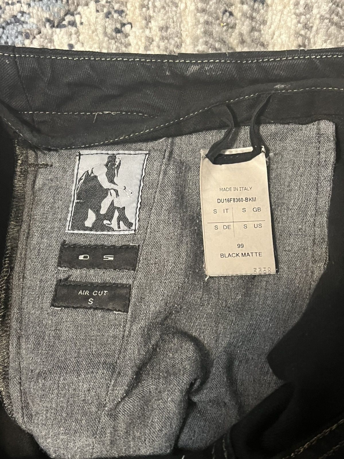 Rick Owens FW16 Rick Owens Mastodon Heavy Wax Aircuts Size US 34 / EU 50 - 6 Thumbnail
