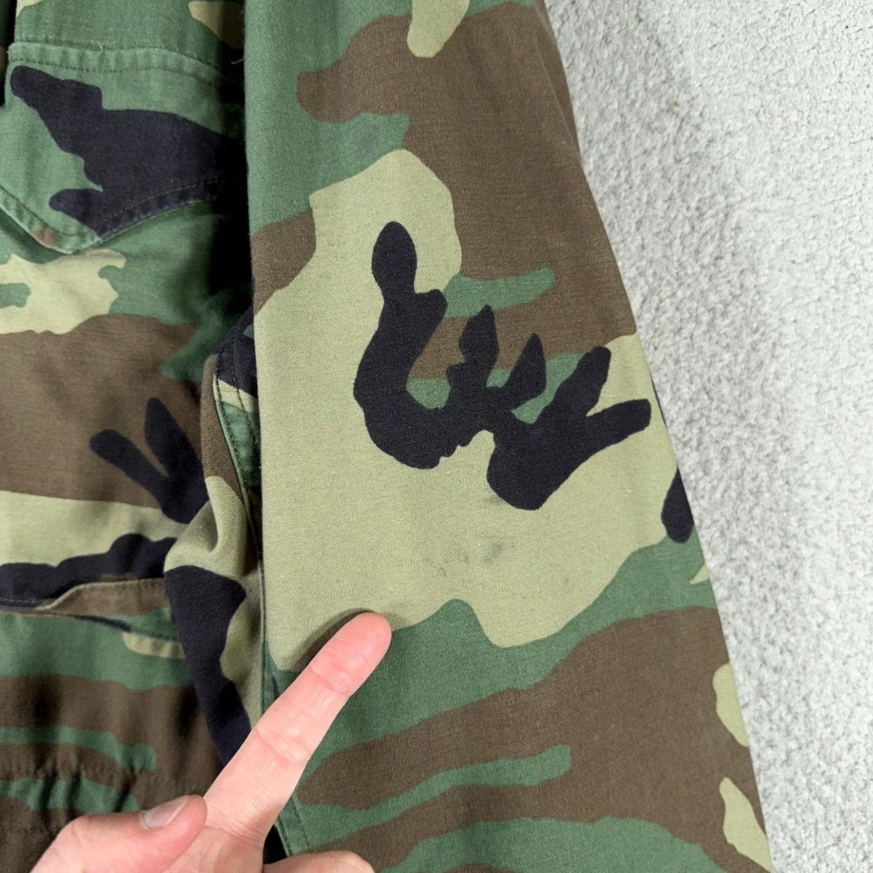 Vintage VINTAGE US Army M-65 Field Jacket Mens Medium Regular Woodland Camouflage Hooded M65 Size US M / EU 48-50 / 2 - 5 Thumbnail