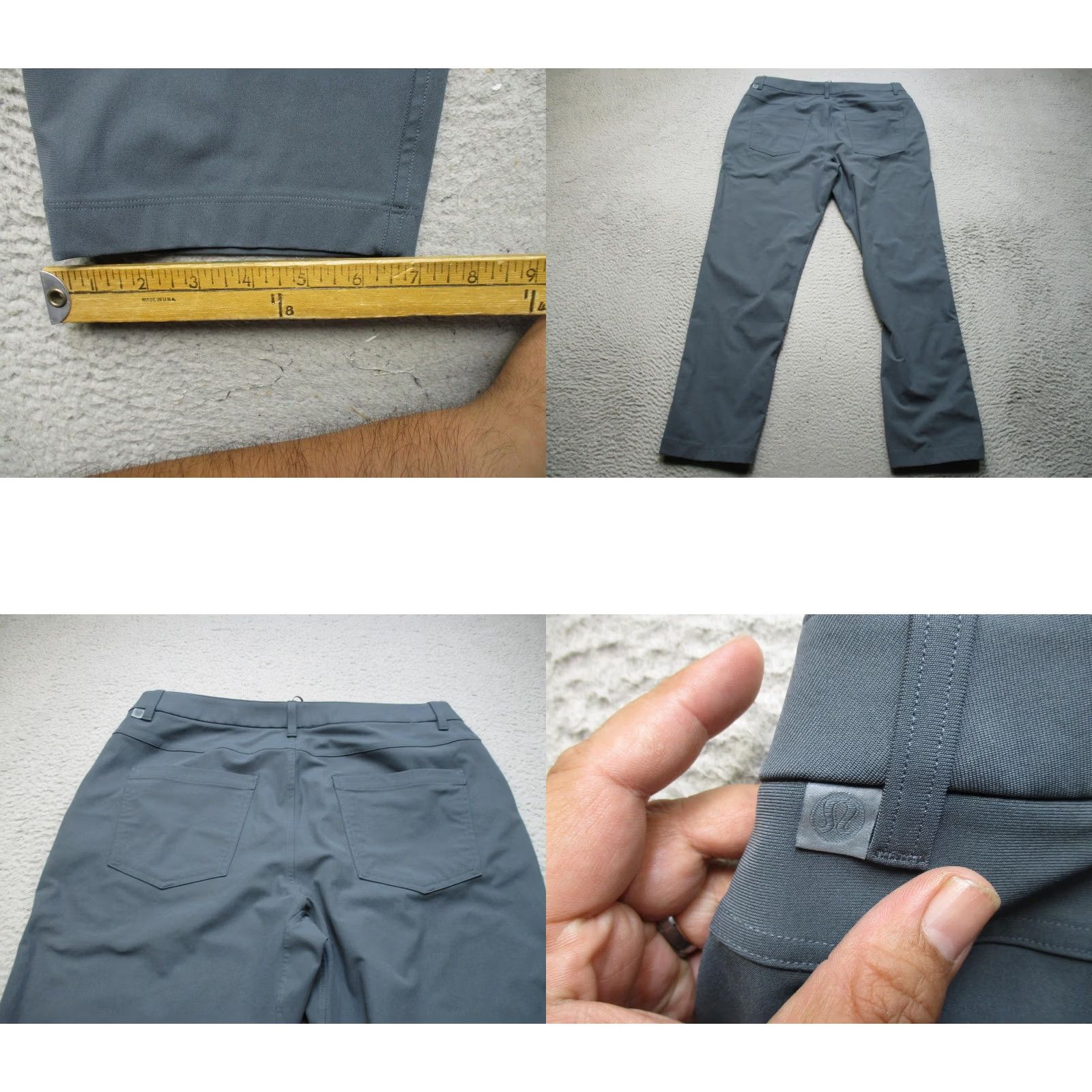 Lululemon Lululemon ABC Pants Mens 34x30 Gray Stretch Casual Performance Travel Size US 34 / EU 50 - 8 Thumbnail