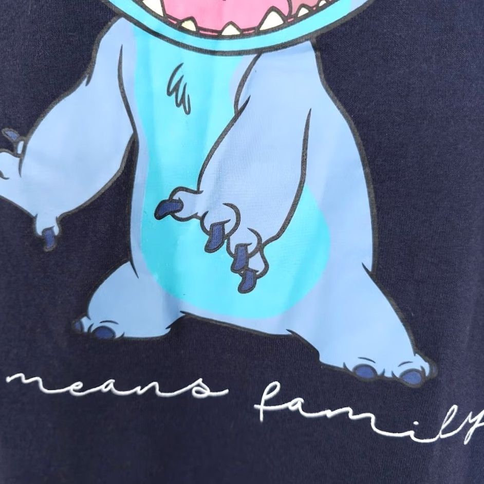 Disney Disney Lilo & Stitch T Shirt Women Small Blue Ohana Means Family Size S / US 4 / IT 40 - 4 Thumbnail