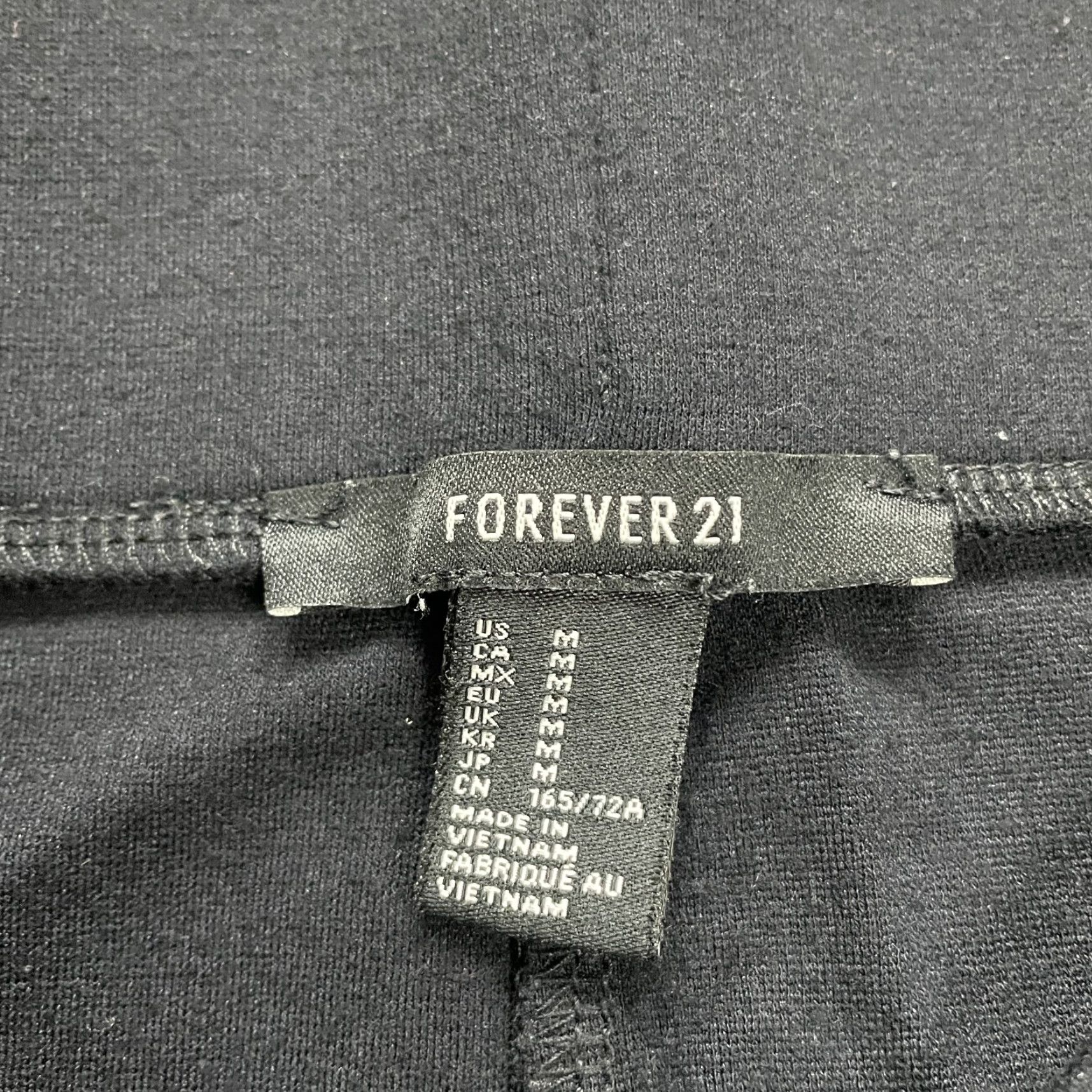 Forever 21 VINTAGE Forever 21 Women's Pencil Skirt Knee Length Stretch Business Casual Fall Spring Summer Winter Black M Size 32" / US 10 / IT 46 - 5 Thumbnail