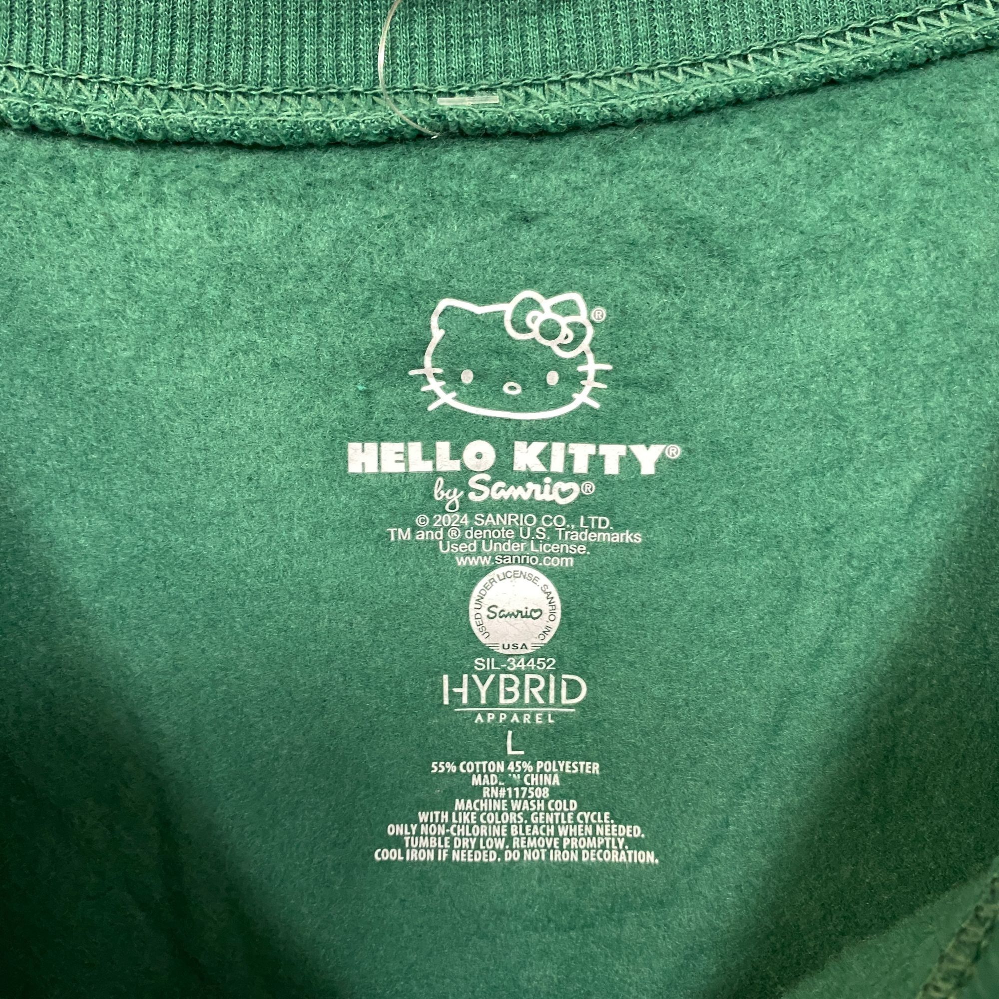 Other Hello Kitty Athletic Dept Crop Top Sweater size Large Size L / US 10 / IT 46 - 4 Thumbnail