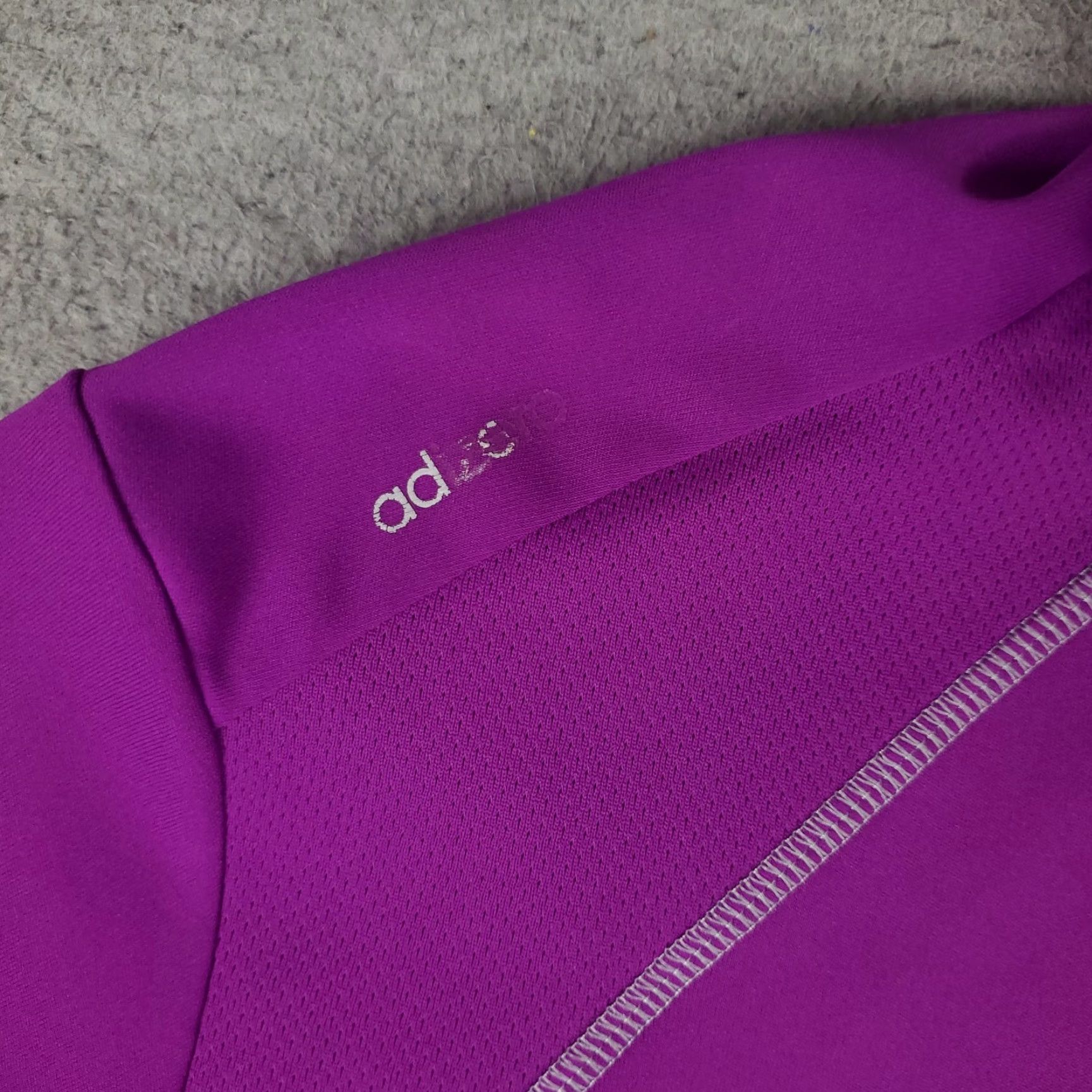 Adidas Adidas Polo Shirt Mens Size XL Purple Casual Golf Short Sleeve Size US XL / EU 56 / 4 - 3 Thumbnail