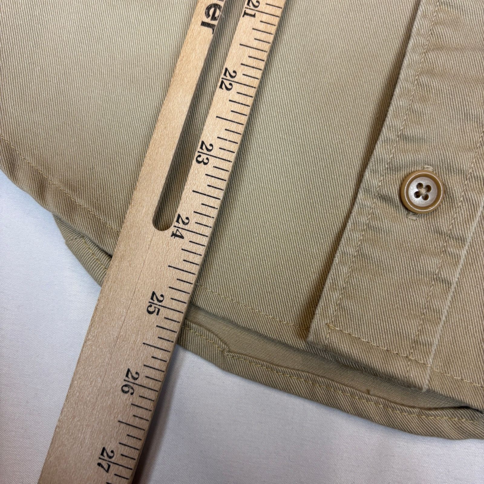 RRL Ralph Lauren RRL Double RL Ralph Lauren Twill Officer's Work Shirt XS Size US XS / EU 42 / 0 - 8 Thumbnail