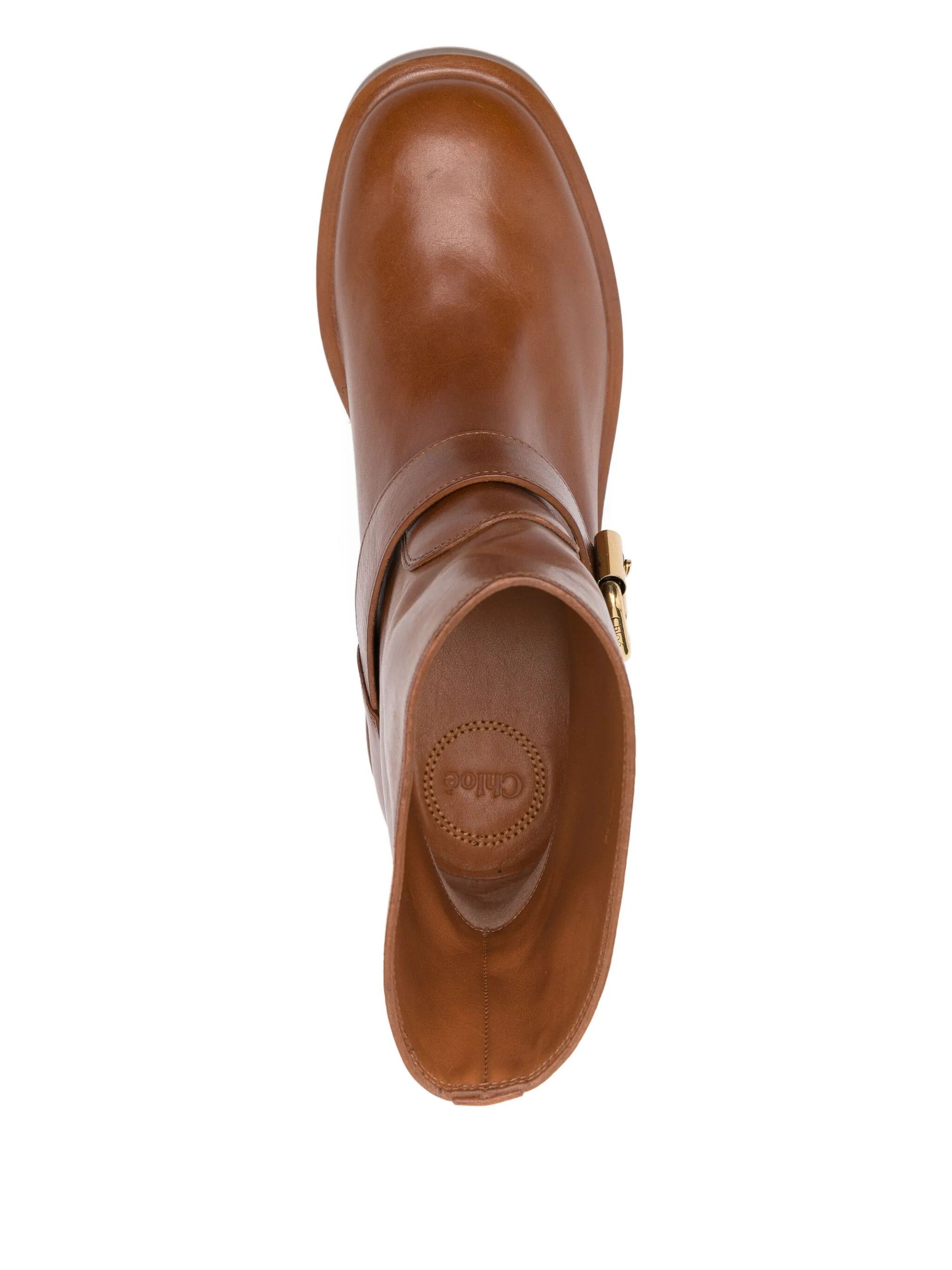 Chloe o1loc1c11125 Coddington Ankle Boots in Brown Size US 9 / IT 39 - 4 Thumbnail