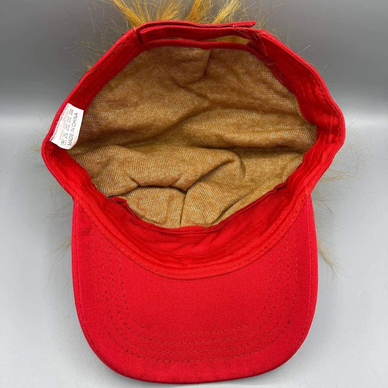 The Unbranded Brand Donald Trump 2024 Visor Hat Men Strap Back with Hair Cotton Size ONE SIZE - 2 Thumbnail