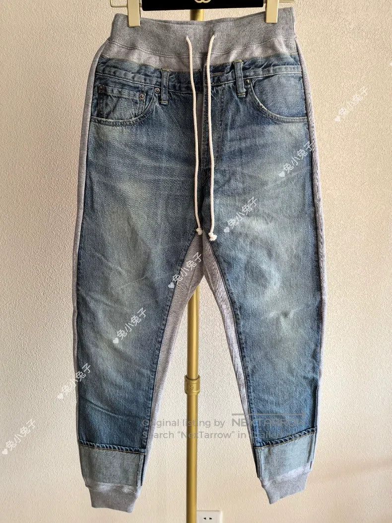 Junya Watanabe Junya Watanabe size XS Patchwork Denim Pants Size 22" - 2 Thumbnail