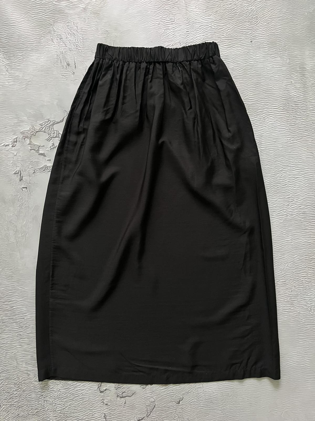 Barena Venezia Luxury Maxi Skirt Light Silk Black