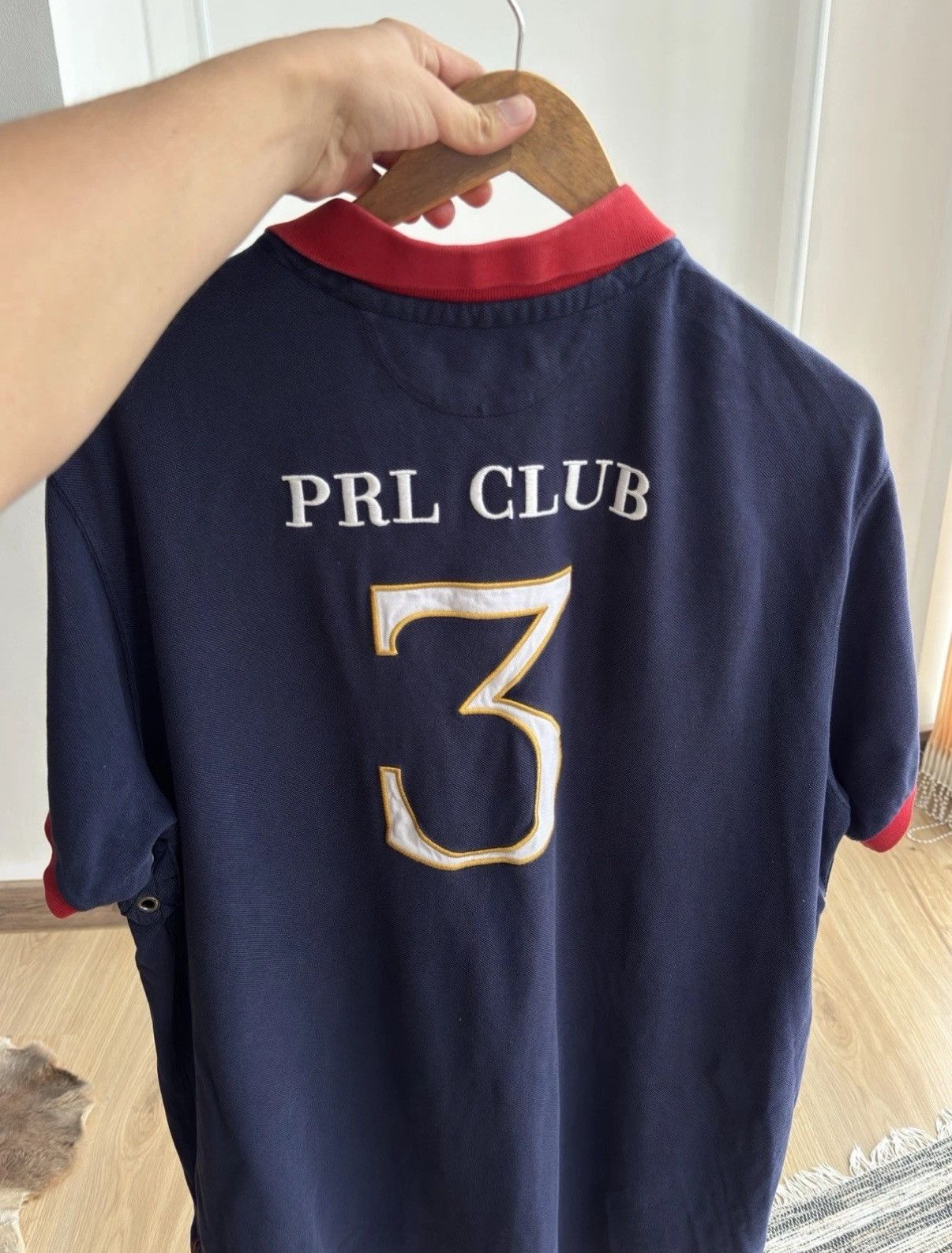Polo Ralph Lauren Polo Ralph Lauren Challenge PRL CLUB Big Logo Blue Polo Size US XXL / EU 58 / 5 - 4 Thumbnail