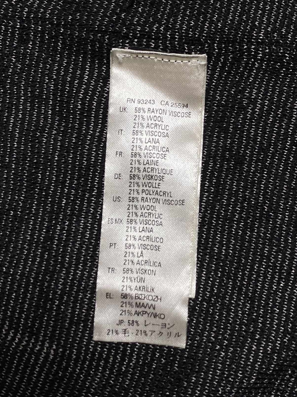 Diesel Diesel Wool Viscose Open Knit Cardigan Gray Graphic Eye XS Size XS / US 0-2 / IT 36-38 - 18 Thumbnail
