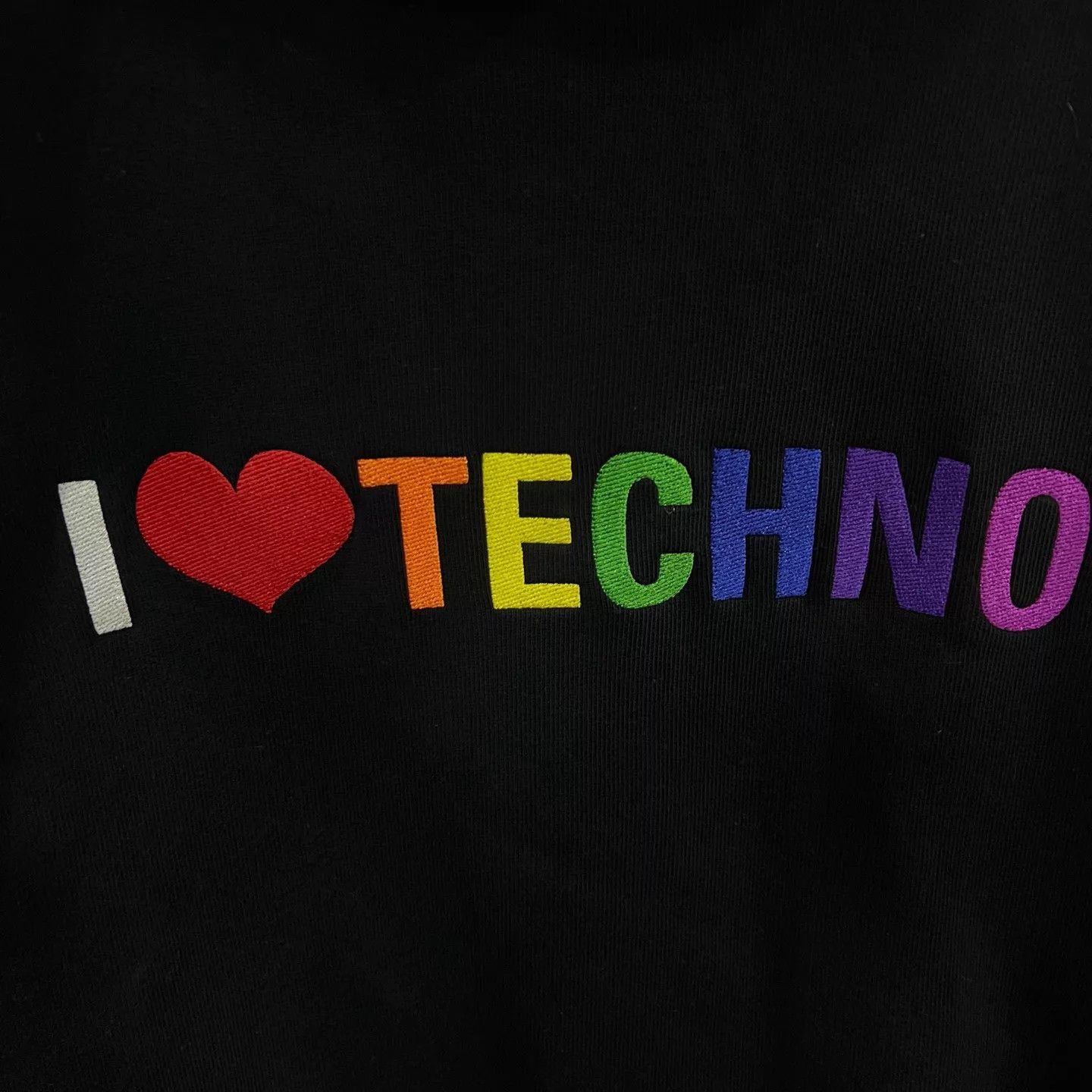 Balenciaga Balenciaga I ❤️ TECHNO Embroidered Logo Hoodie M Size US M / EU 48-50 / 2 - 6 Thumbnail