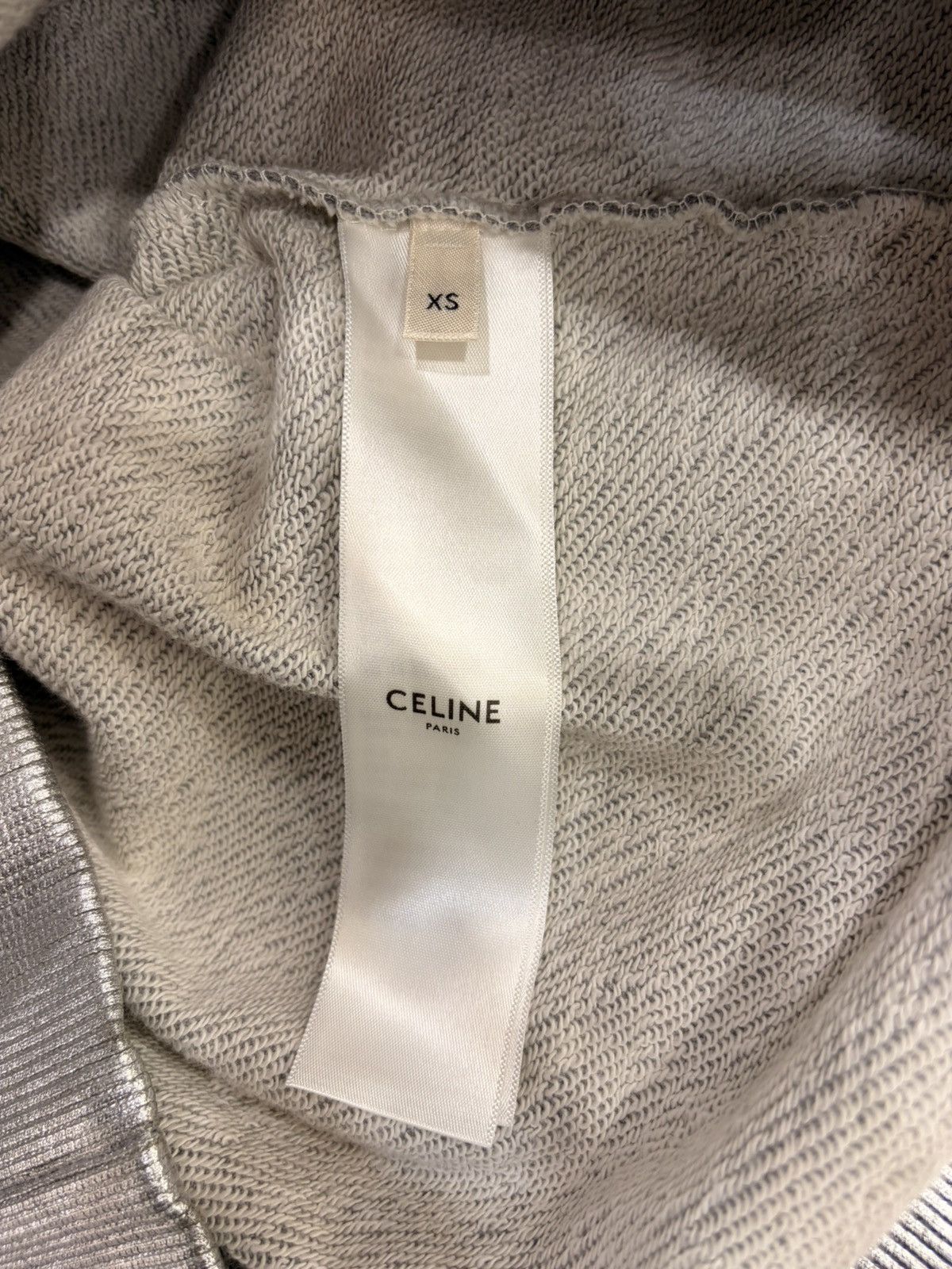 Celine Celine Silver Logo Hoodie Size US XS / EU 42 / 0 - 4 Thumbnail