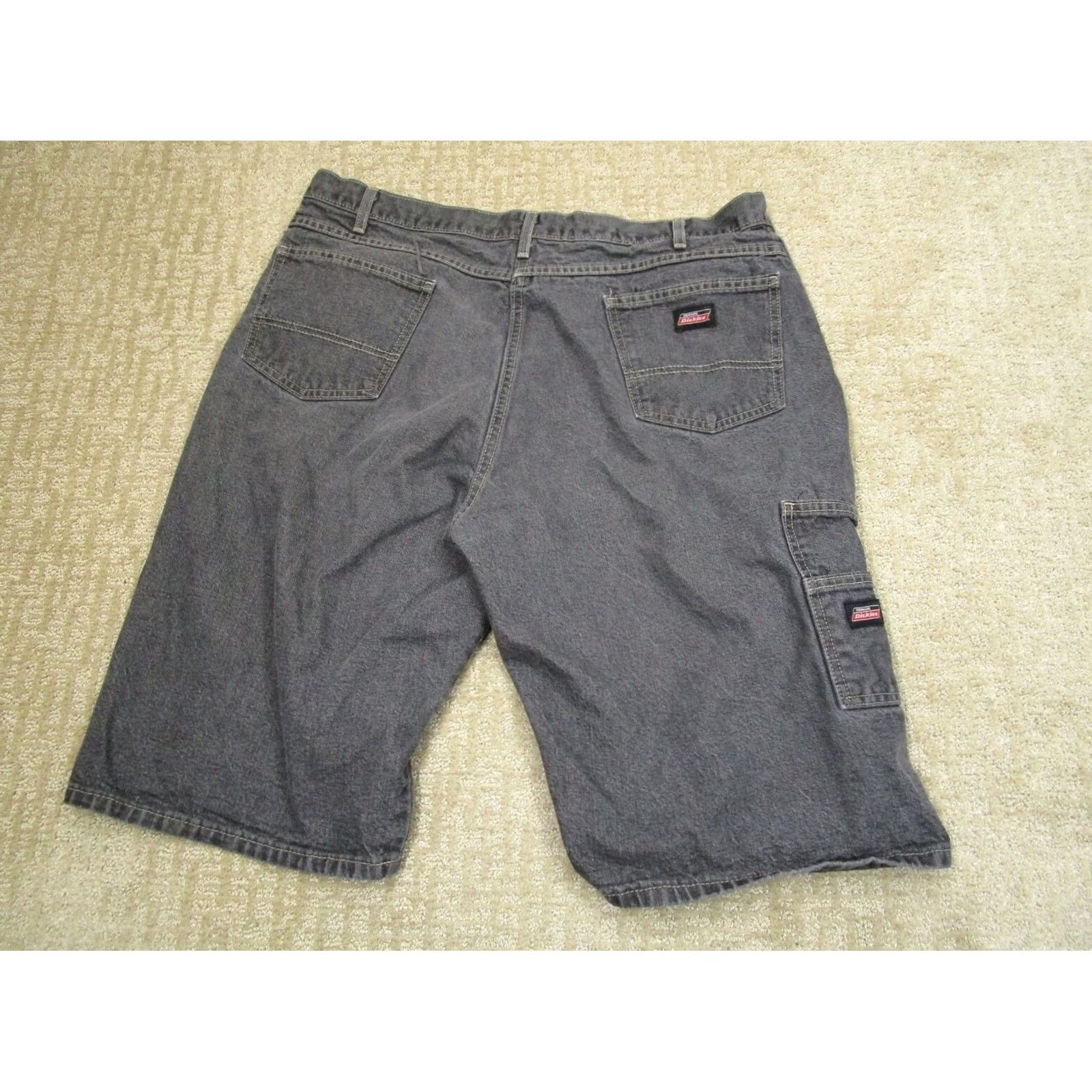 Dickies Dickies Shorts Men 40 Black Carpenter Bermuda Denim Hip Hop Y2K Baggy Loose Casual 5-Pocket Logo Size US 40 / EU 56 - 2 Thumbnail