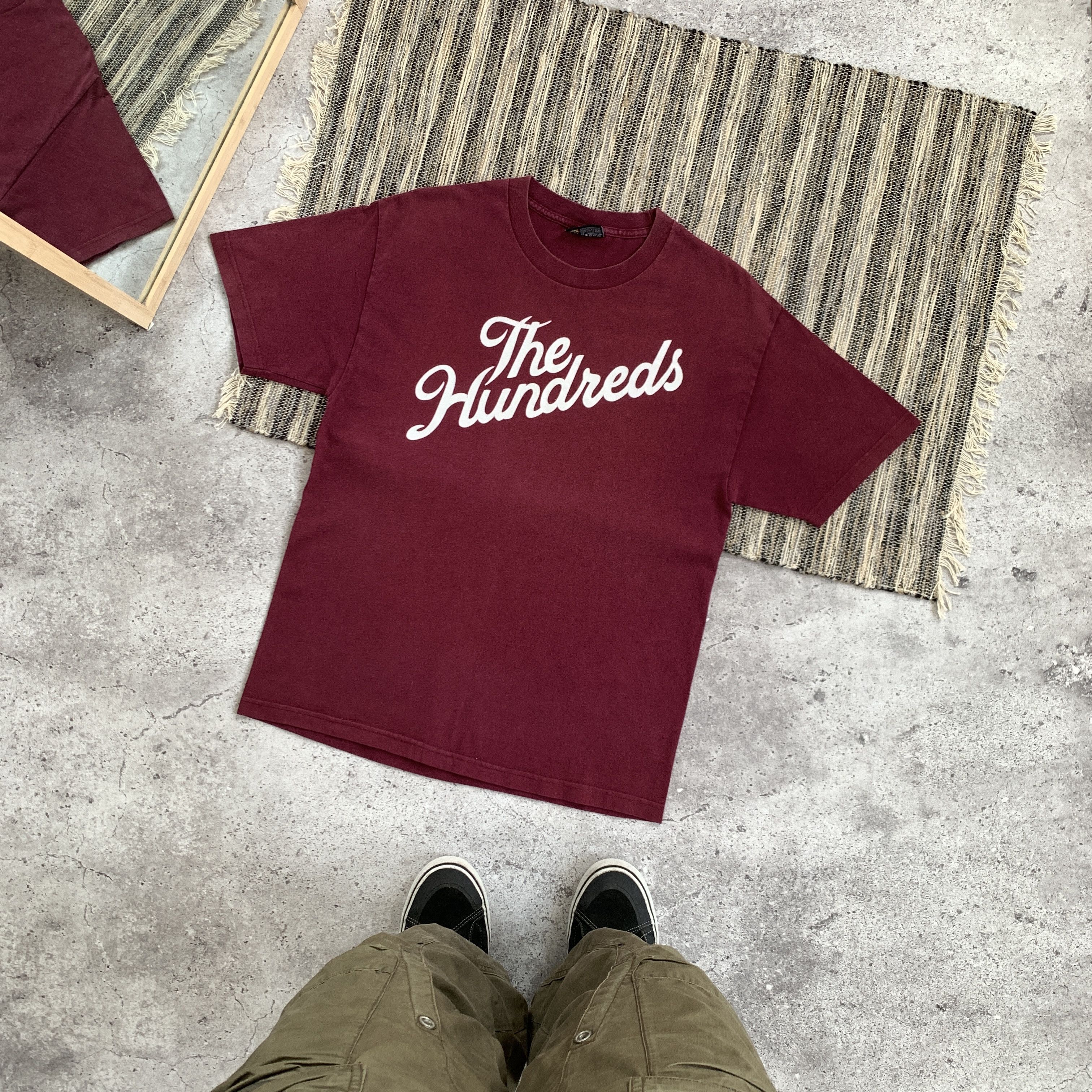 Other Vintage The Hundreds 90s Graphic Burgundy Red Tee Shirt Size US L / EU 52-54 / 3 - 1 Thumbnail