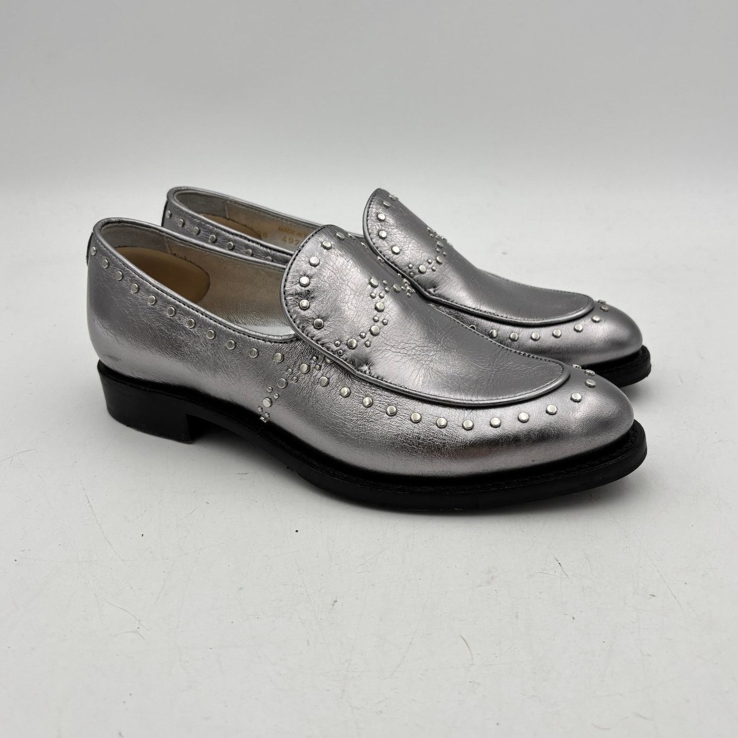 Other The Office of Angela Scott Miss Cecilia Studded Loafers 36 Size US 6 / IT 36 - 1 Thumbnail