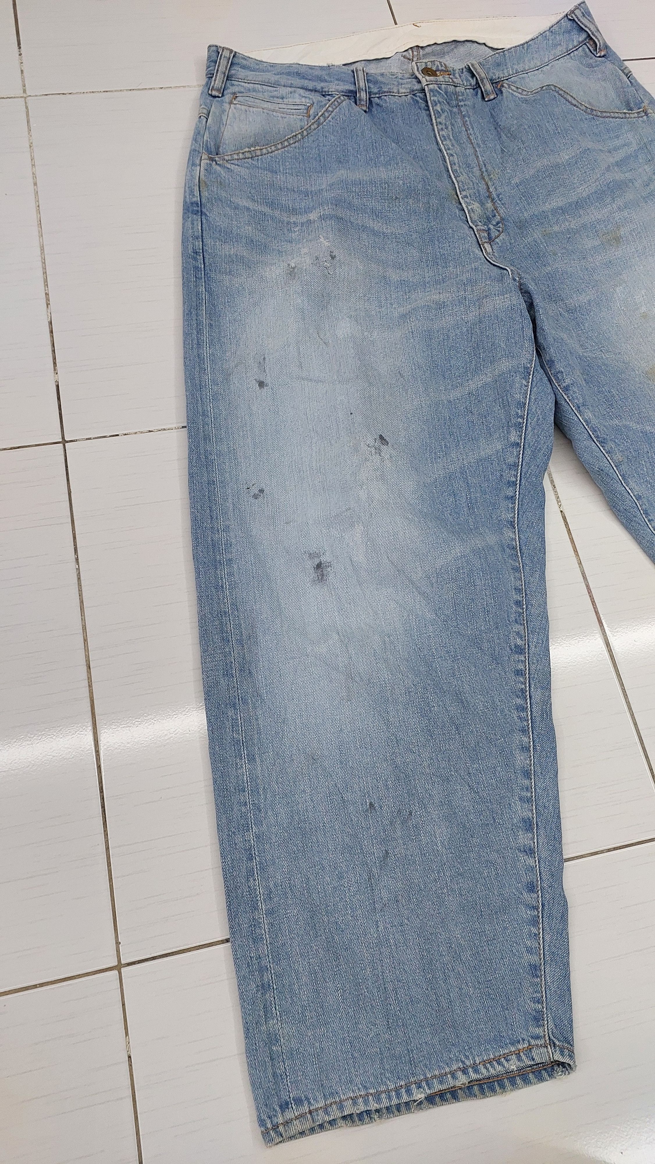 Bukht × Japanese Brand Bukht Trousers Salvage Distressed Jeans Pant Size US 34 / EU 50 - 13 Thumbnail
