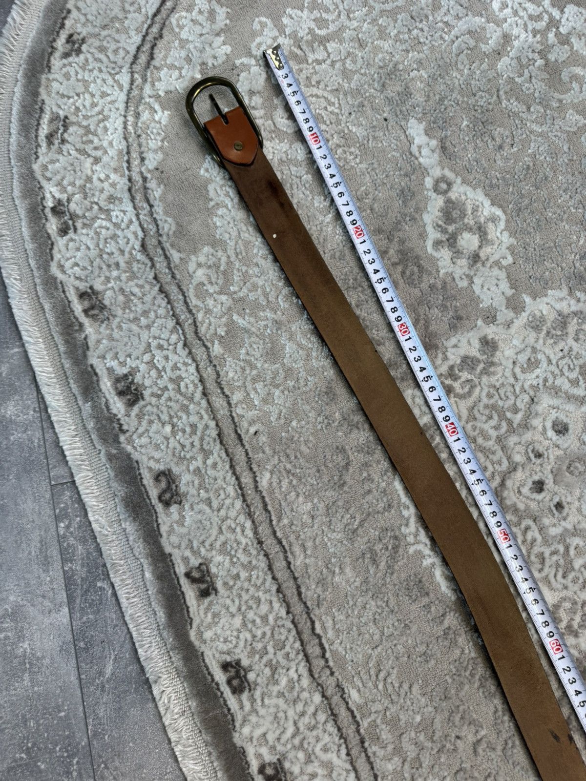 Levi's Vintage Levis 501 Belt Brown Leather Y2K Size ONE SIZE - 7 Thumbnail