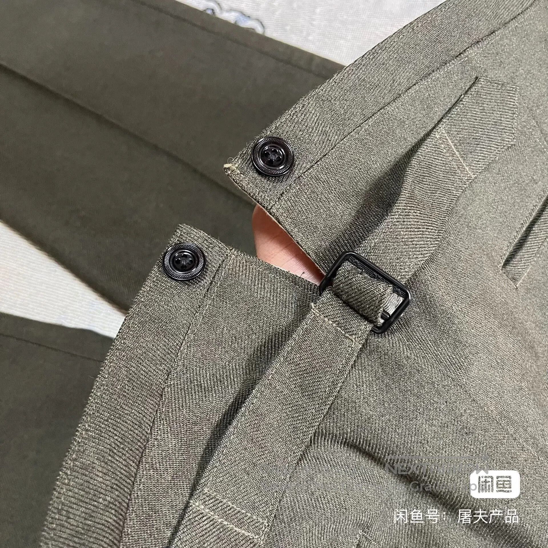 At Last & Co at last&co Wool Military Pants. Size US 32 / EU 48 - 8 Thumbnail