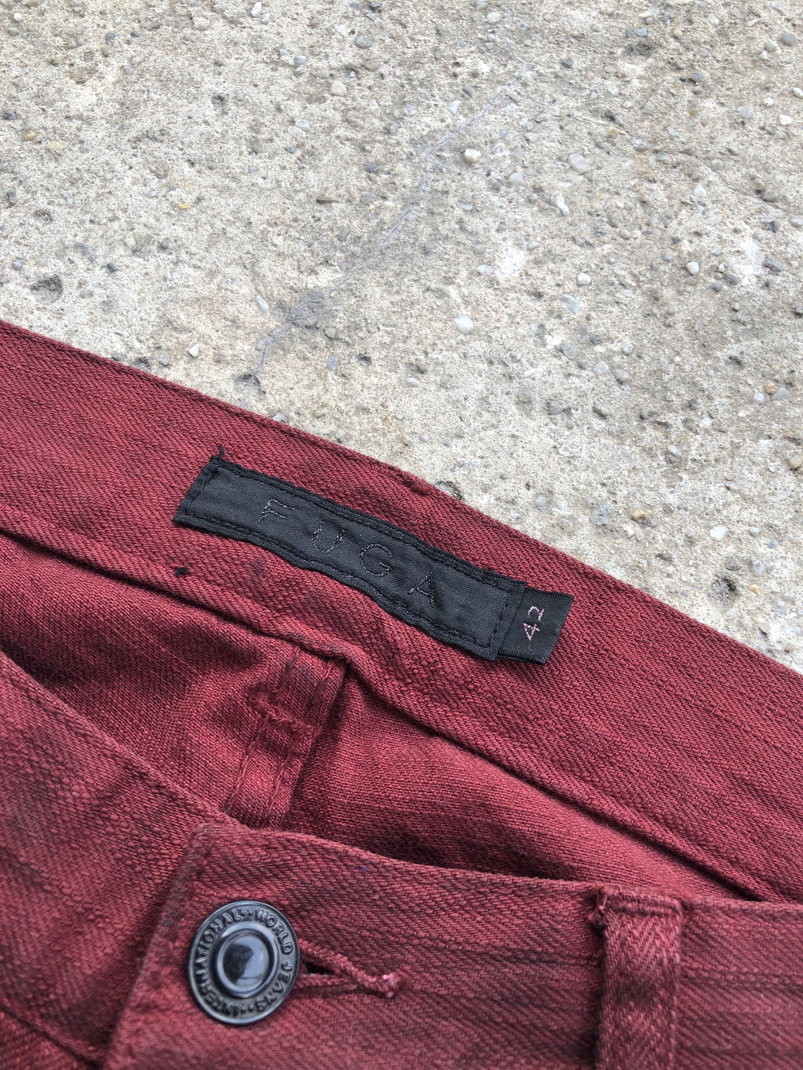 GOSTAR DE FUGA × If Six Was Nine × Le Grande Bleu (L.G.B.) Gostar de fuga Red Clawmark flared denim Size US 30 / EU 46 - 12 Thumbnail